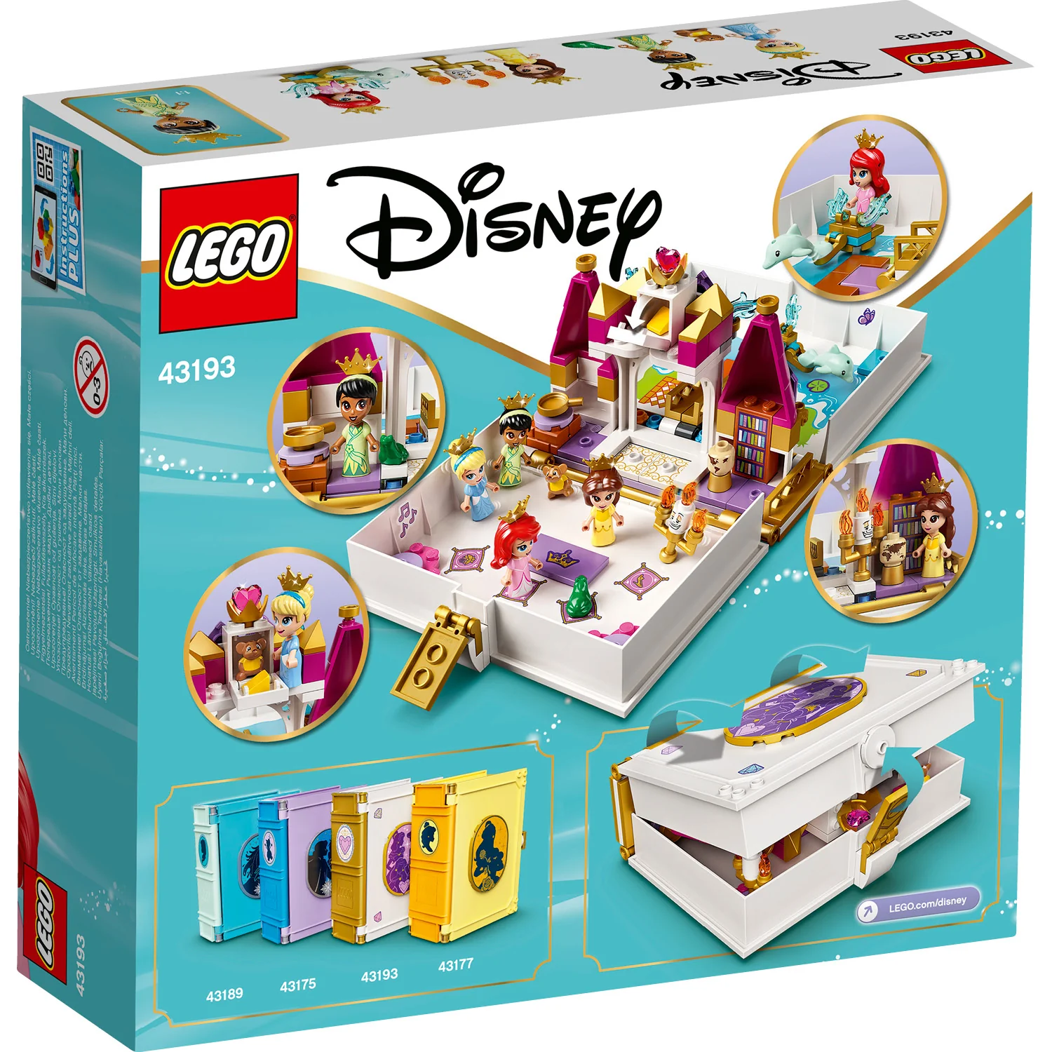 LEGO® Disney™ Ariel, Belle, Cinderella and Tiana’s Storybook Adventures - Image 14