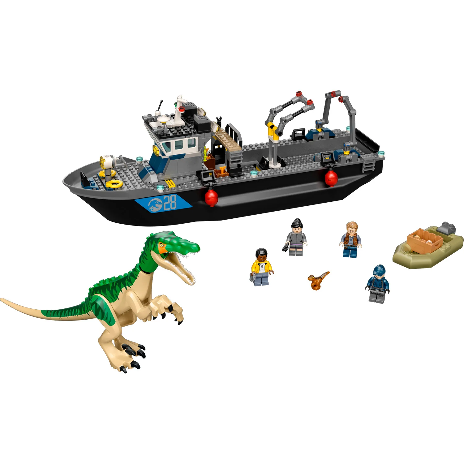LEGO® Jurassic World Baryonyx Dinosaur Boat Escape - Image 2