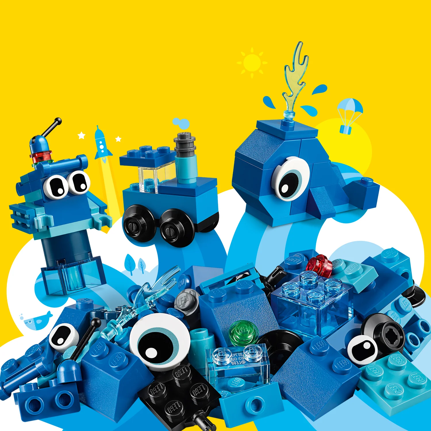 LEGO® Creative Blue Bricks - Image 8
