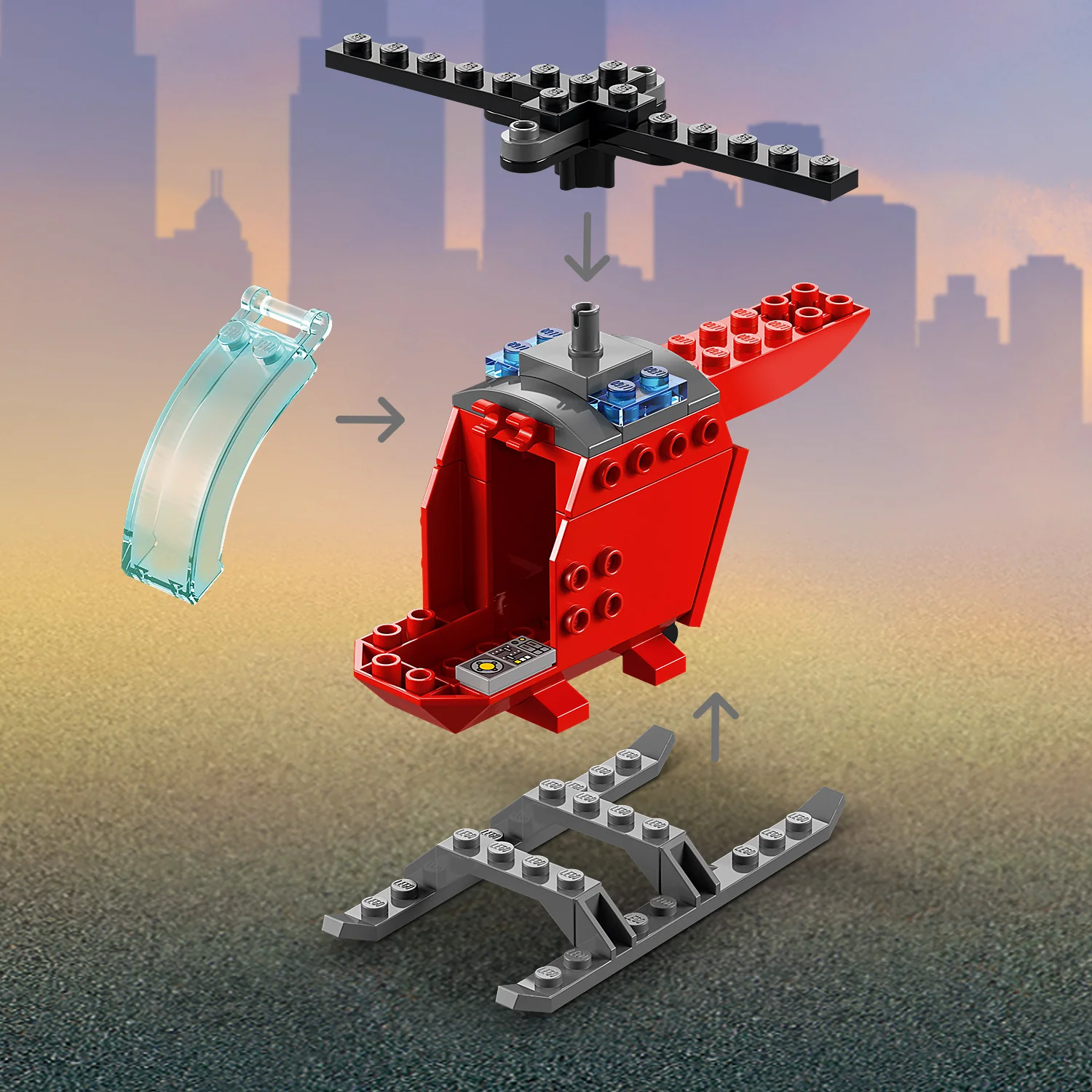 LEGO® City Fire Helicopter - Image 6