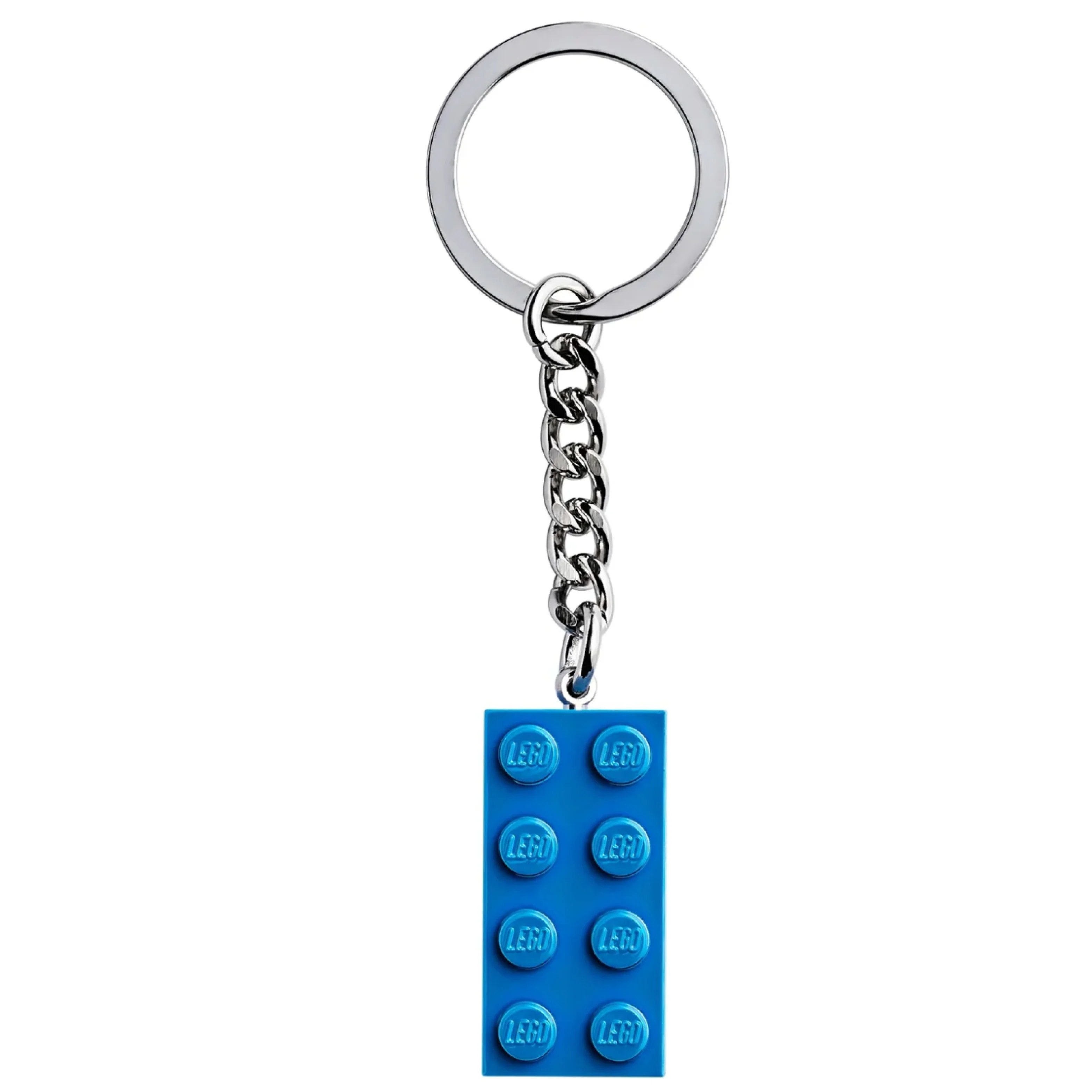 LEGO® Keyring 2x4 Stud – Bright Blue - Image 2