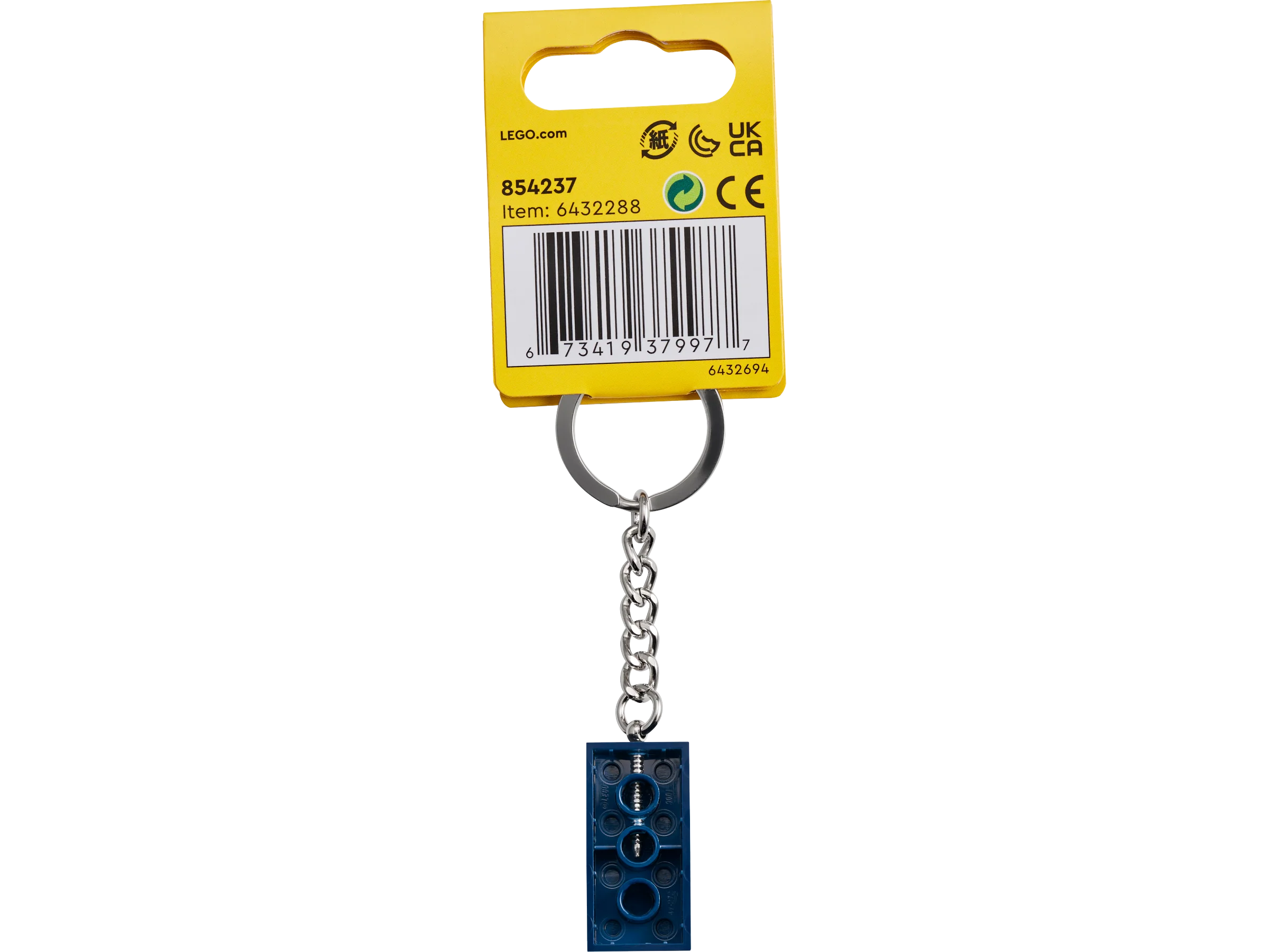 LEGO® Keyring 2x4 Stud – Earth Blue - Image 3