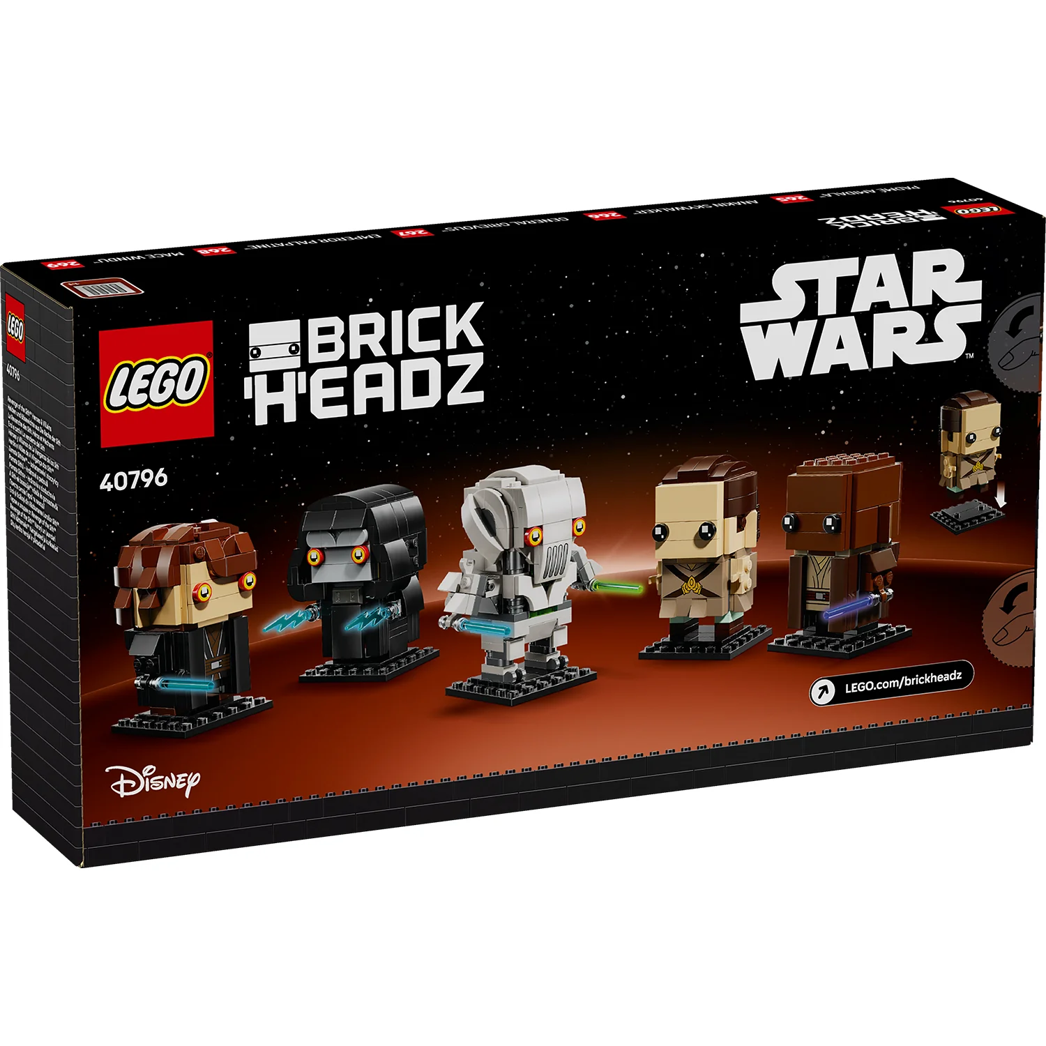 LEGO® BrickHeadz™ Revenge of the Sith™ Heroes & Villains - Image 8