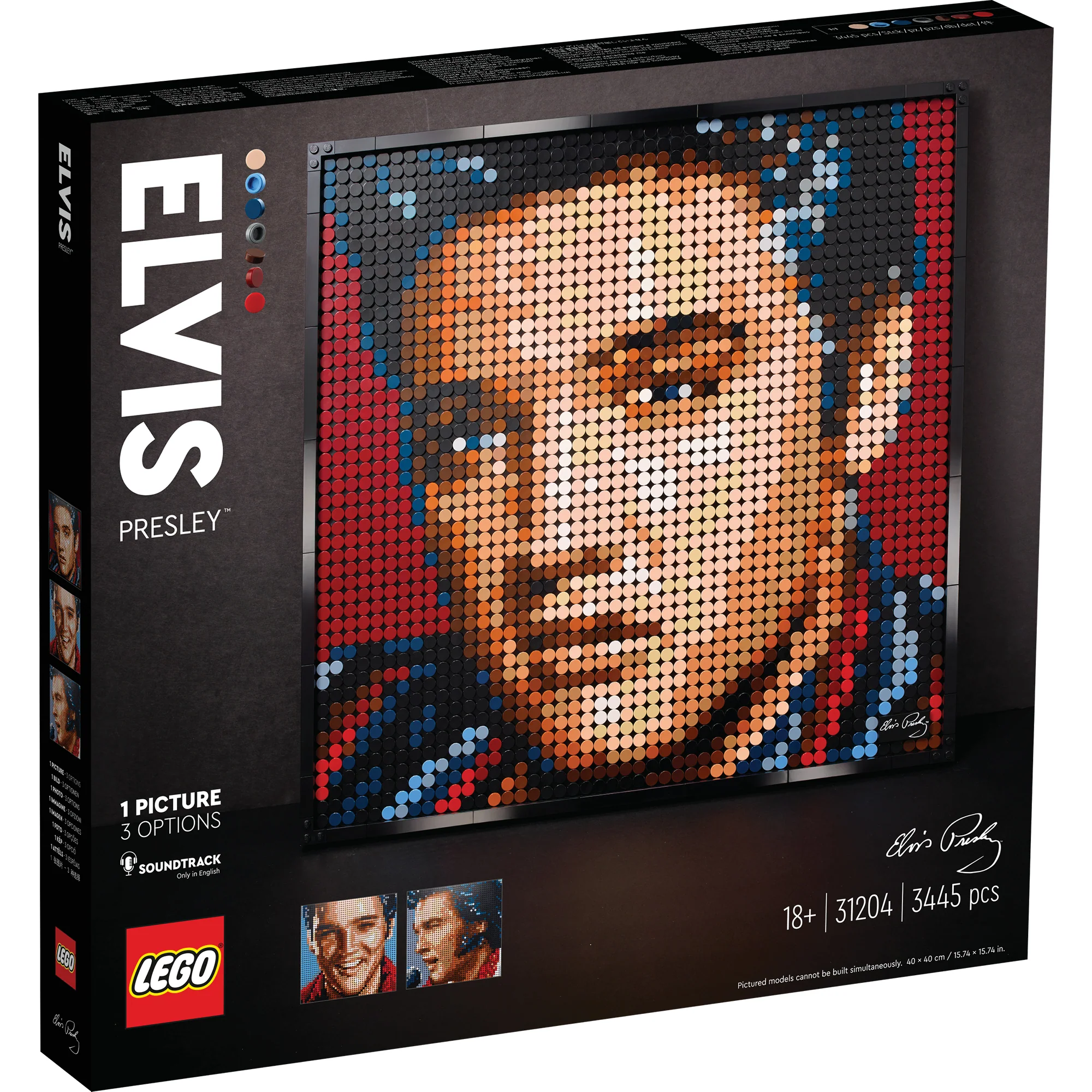 LEGOĀ® Art Elvis Presley āThe Kingā