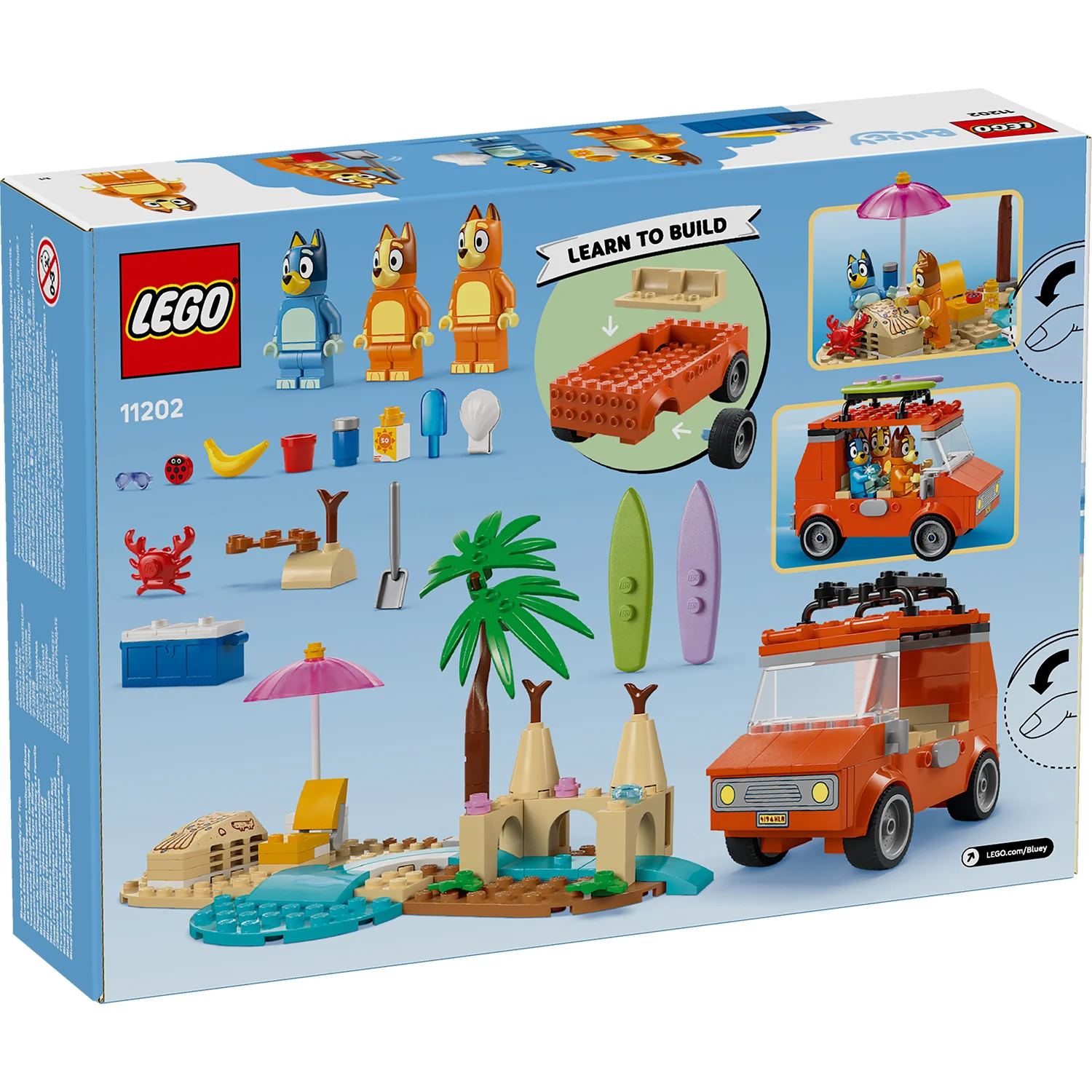 LEGO® Bluey: Bluey’s Beach & Family Car Trip - Image 10