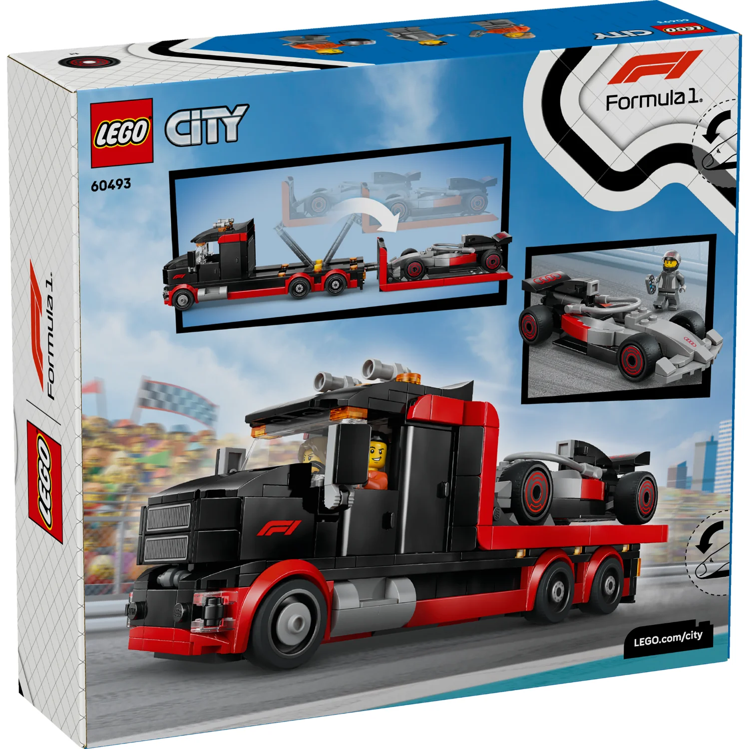 LEGO® City F1® Display Truck with Audi F1® Race Car - Image 10