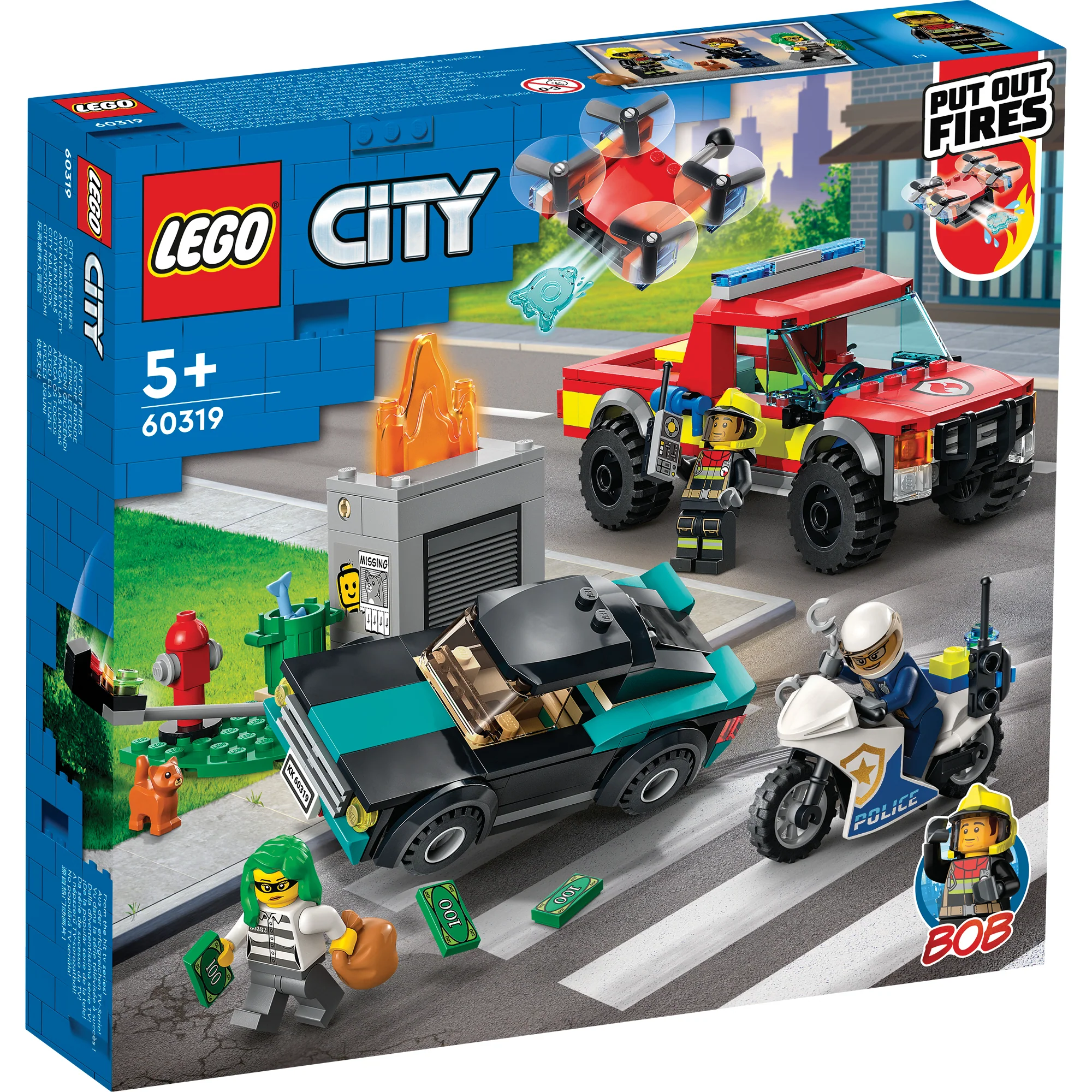 LEGO® City Fire Rescue & Police Chase