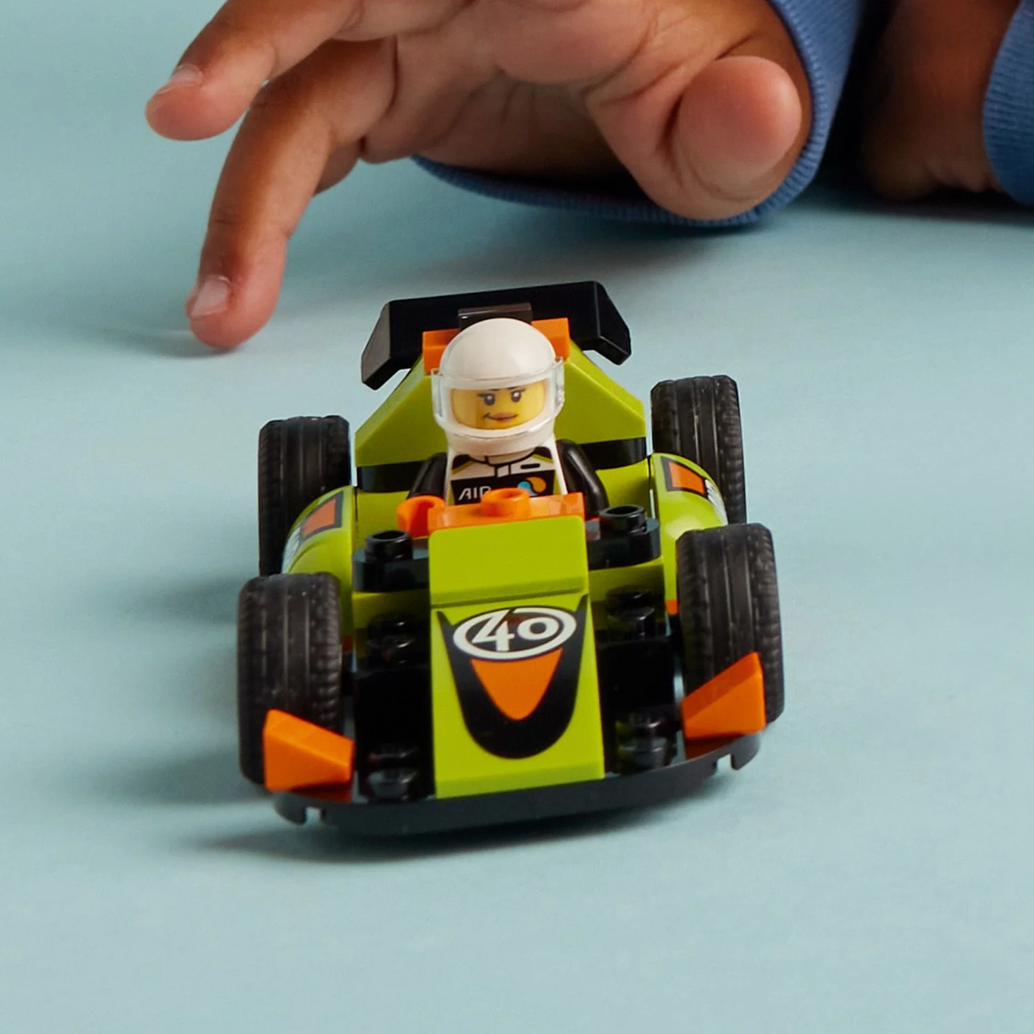 LEGO® City Green Race Car - Image 6