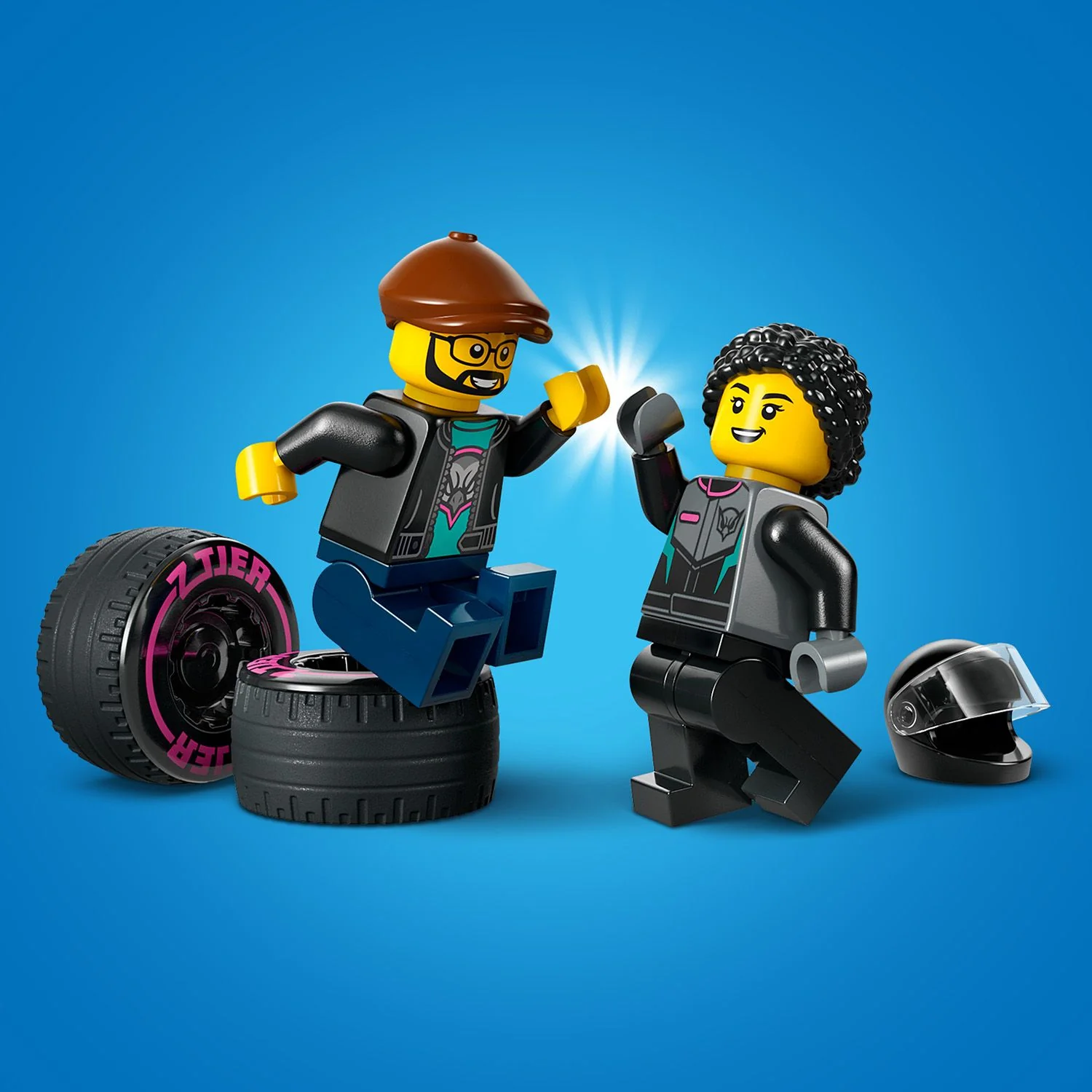 LEGO® City Race Car and Car Carrier Truck - Image 8