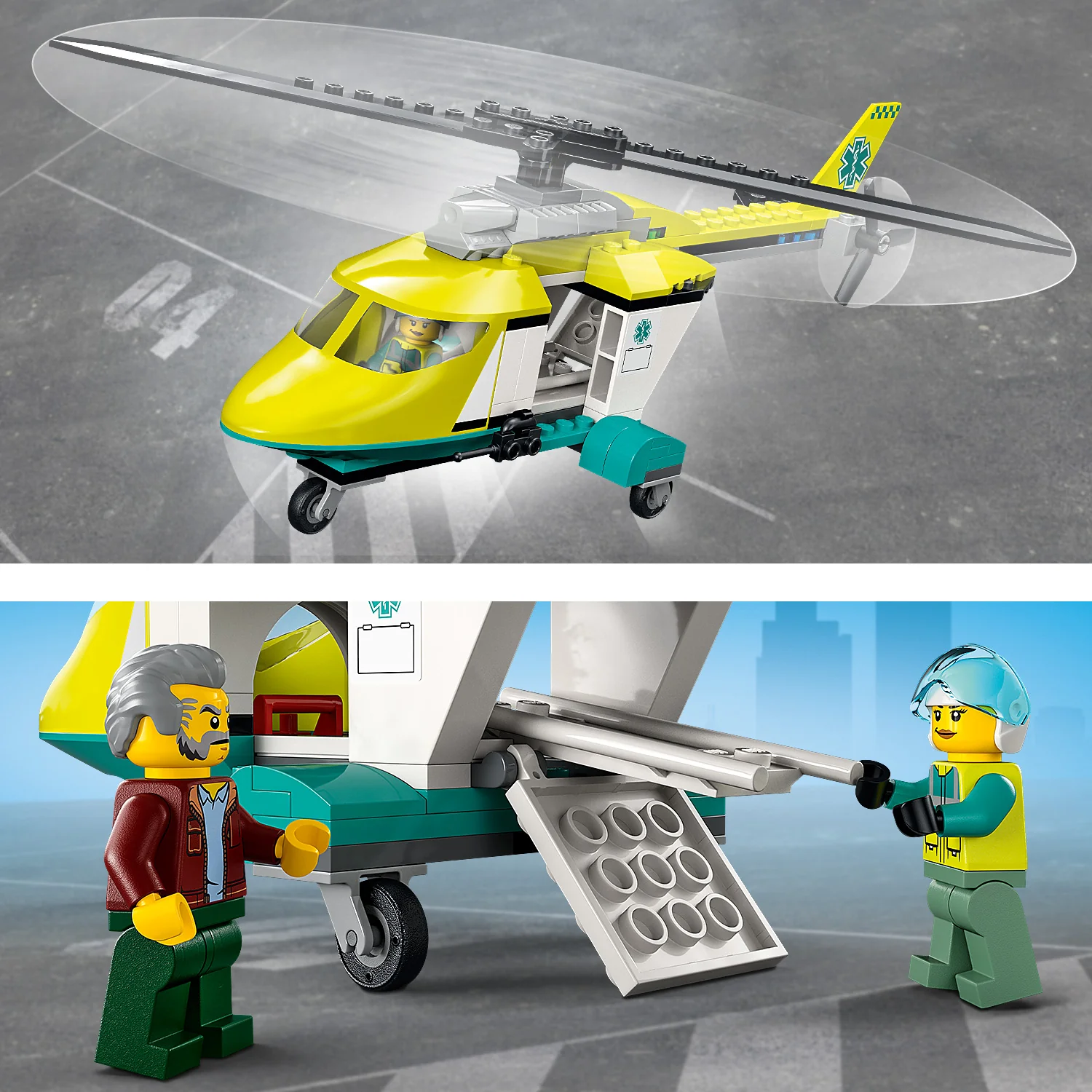 LEGO® City Rescue Helicopter Transport - Image 9