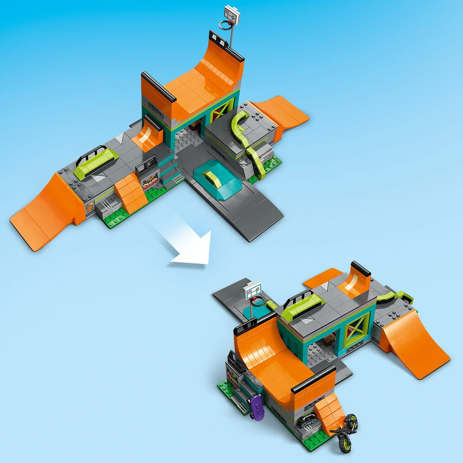 LEGO® City Street Skate Park - Image 6