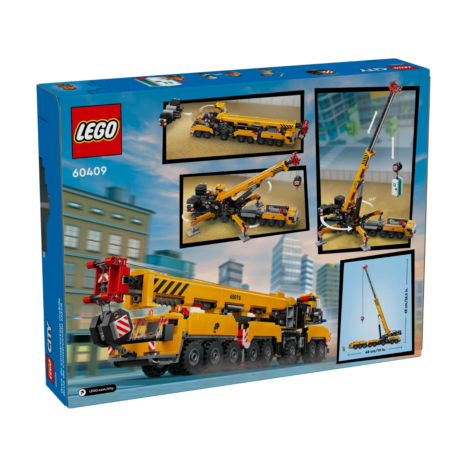 LEGO® City Yellow Mobile Construction Crane - Image 10