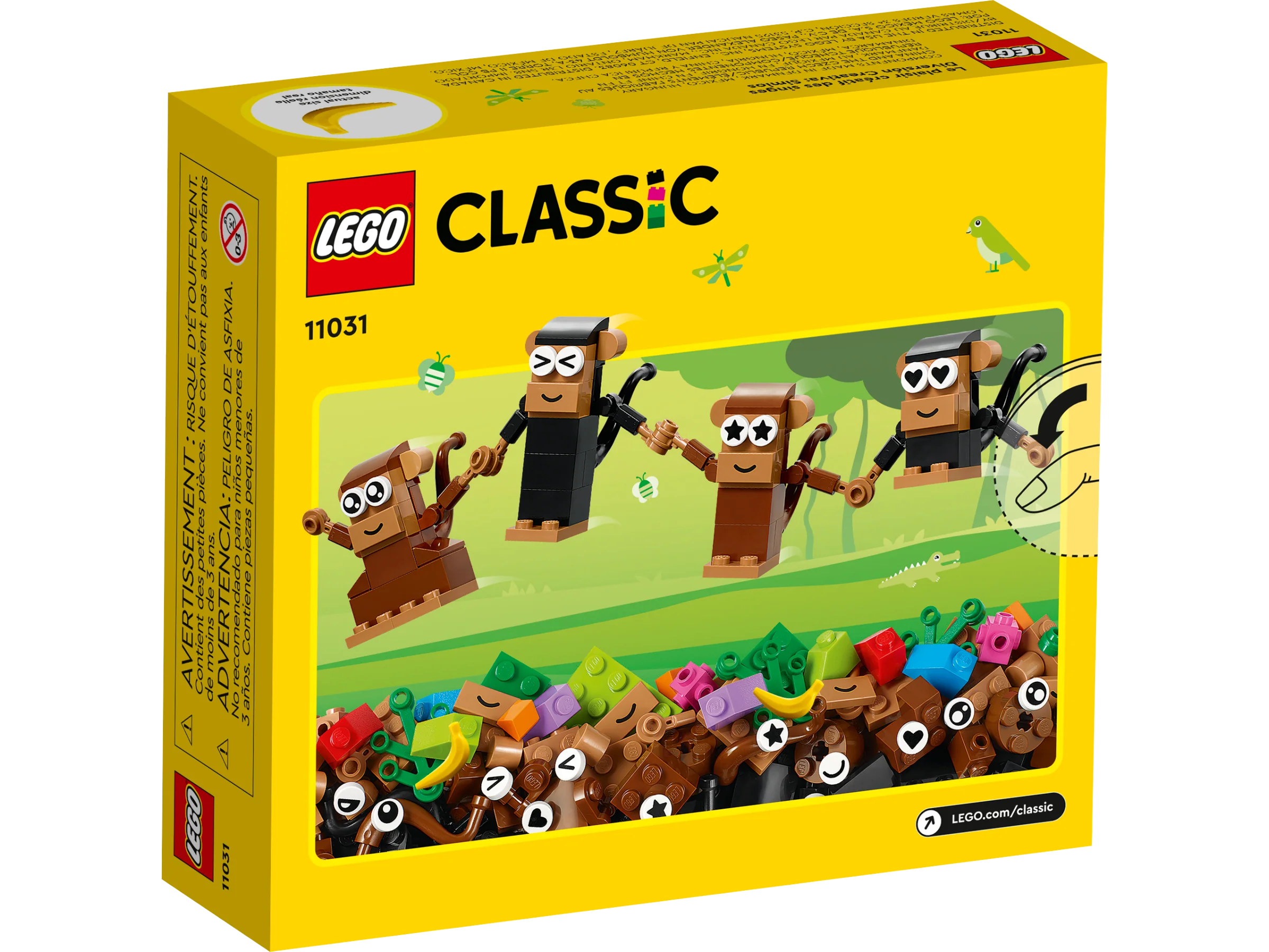 LEGO® Classic Creative Monkey Fun - Image 4
