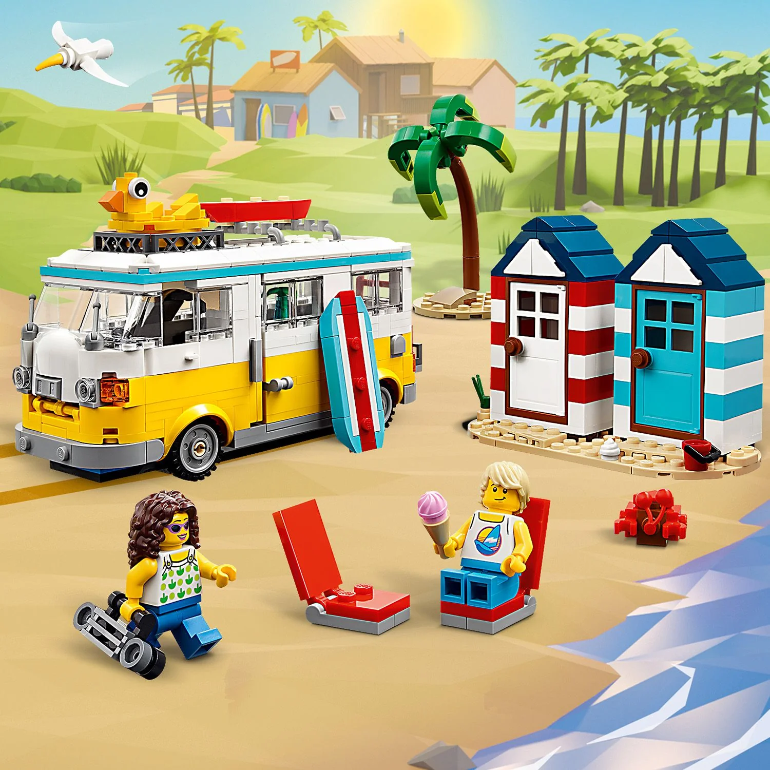 LEGO® Creator 3-in-1 Beach Camper Van - Image 14