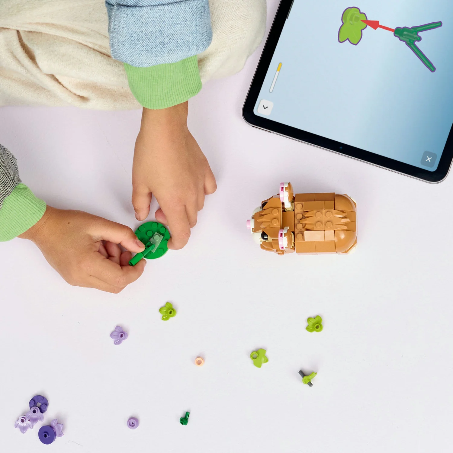 LEGO® Creator 3-in-1 Cute Hamster with a Flower - Image 5