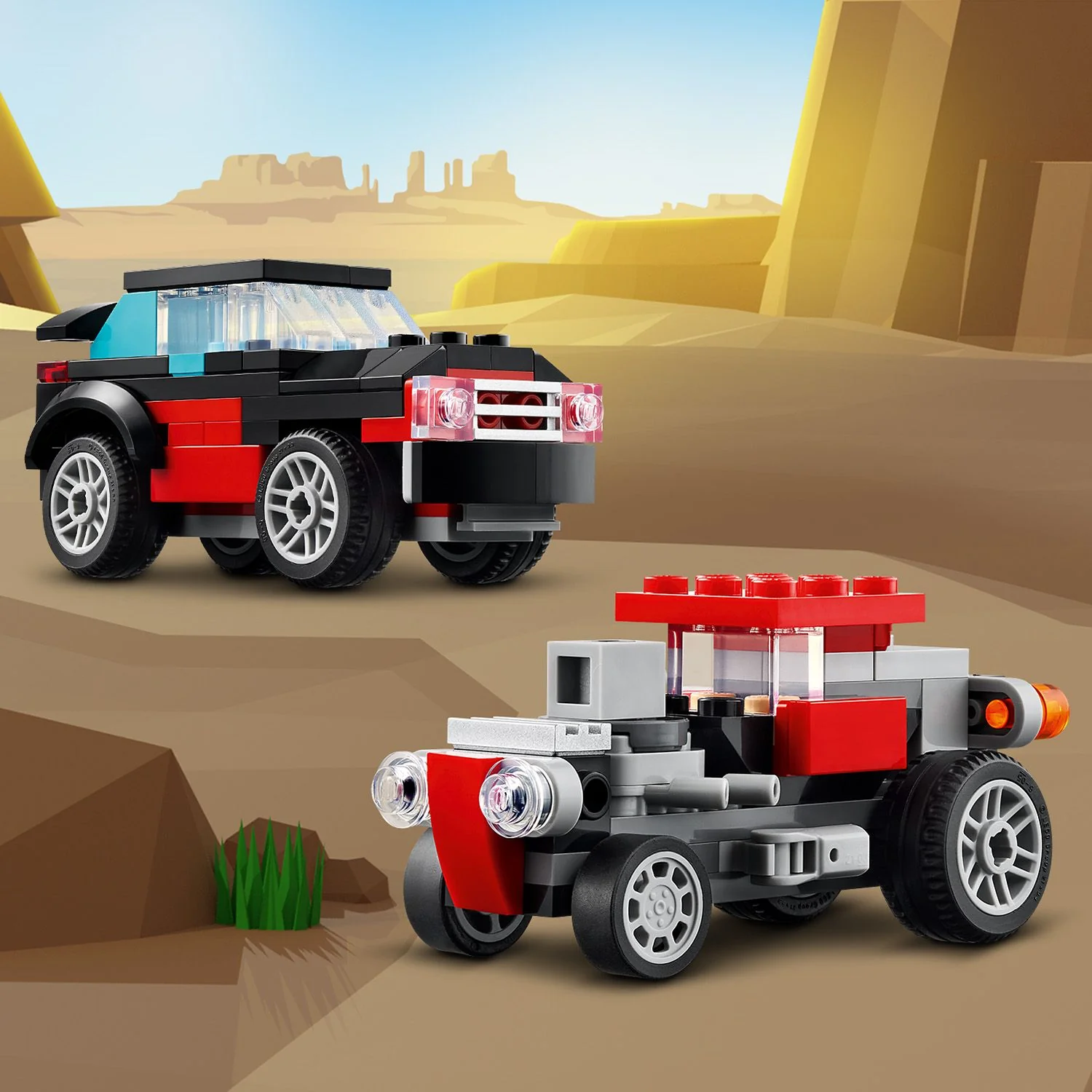 LEGO® Creator 3-in-1 Flatbed Truck with Helicopter - Image 8