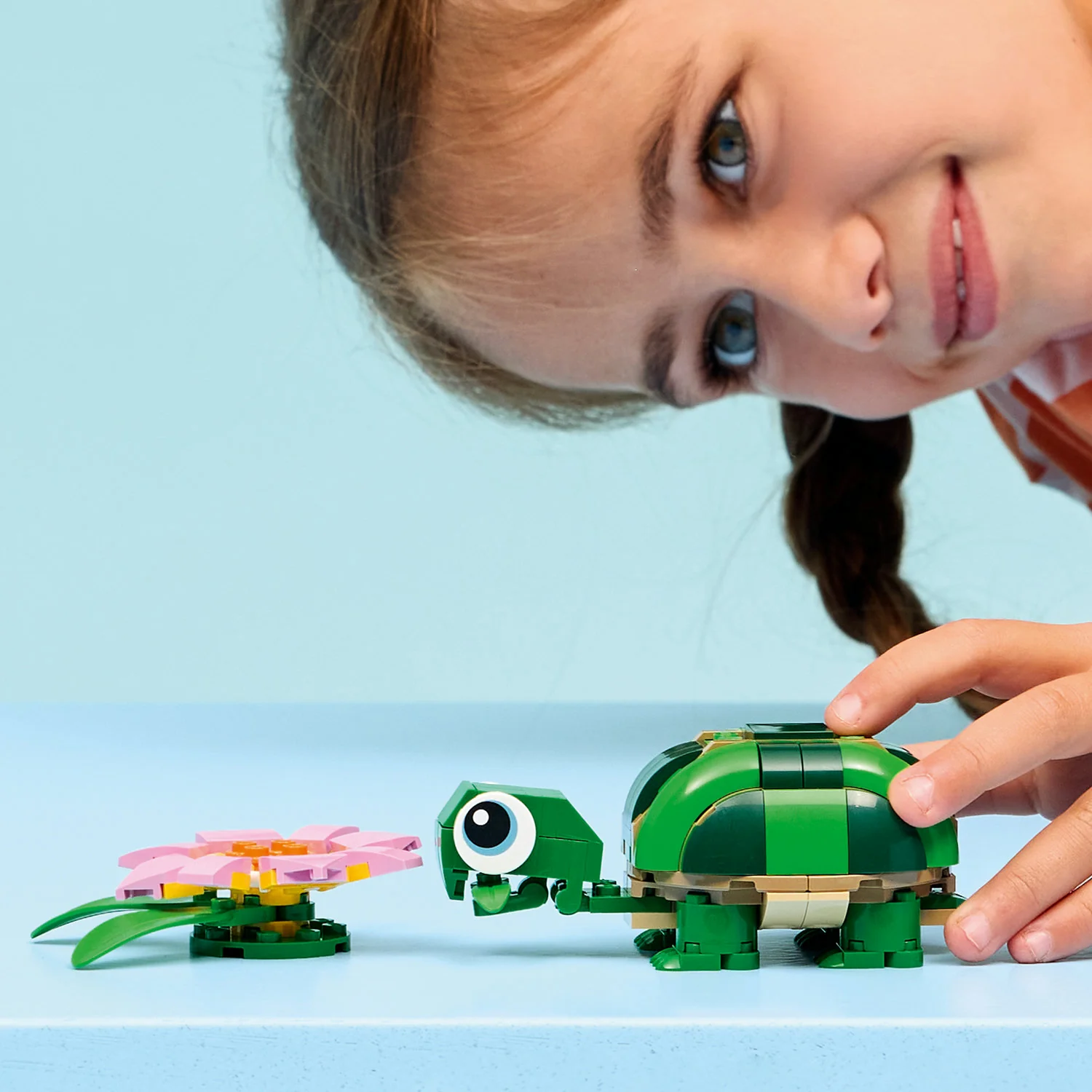 LEGO® Creator 3-in-1 Turtle with a Water Lily Flower - Image 3