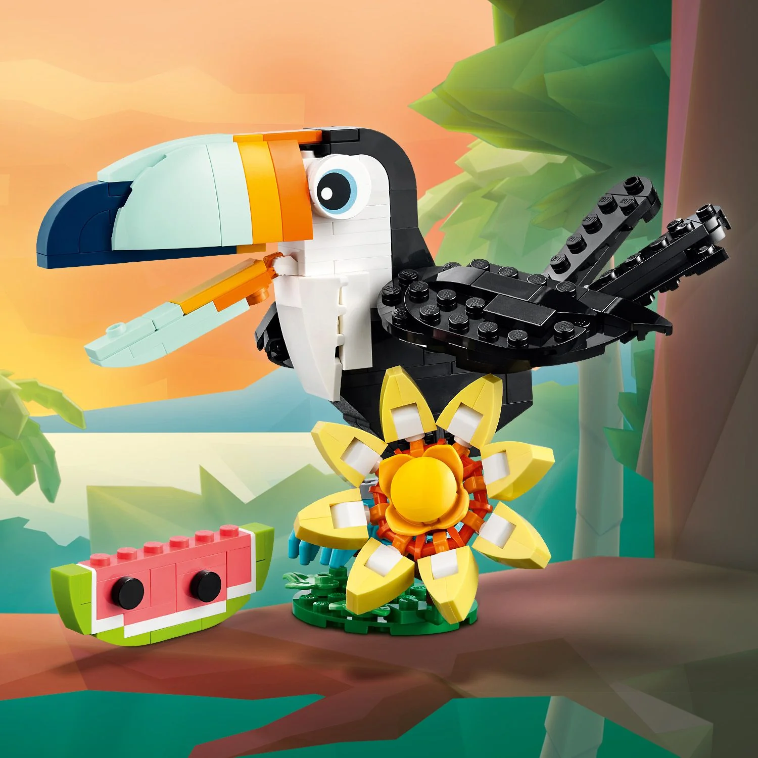 LEGO® Creator 3-in-1 Wild Animals: Tropical Toucan - Image 9