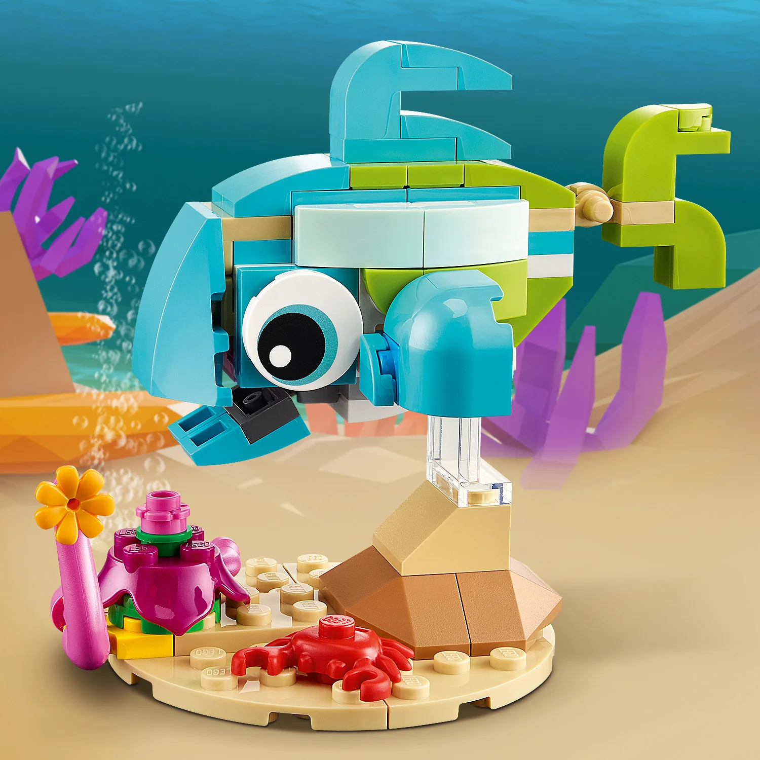 LEGO® Creator 3-in-1 Dolphin and Turtle - Image 9