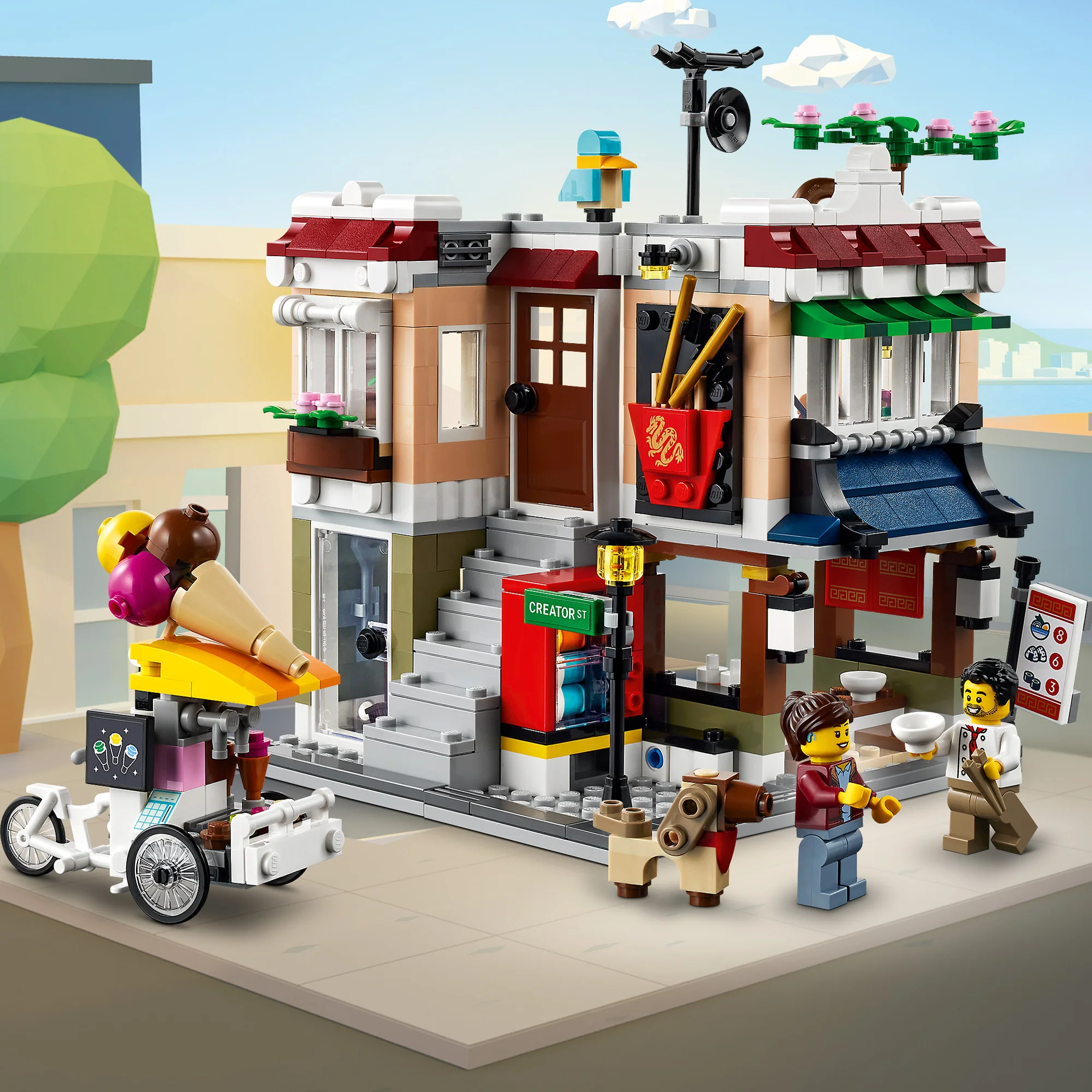 LEGO® Creator 3-in-1 Downtown Noodle Shop - Image 14