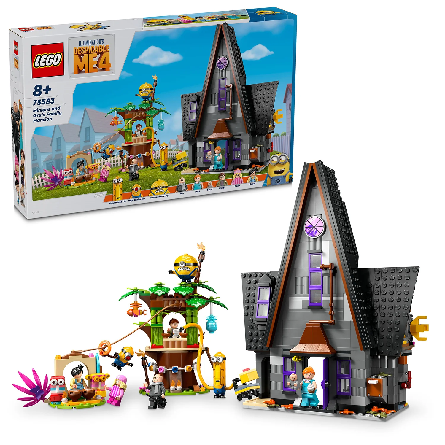 LEGO® Despicable Me 4 Minions and Gru's Family Mansion - Image 9