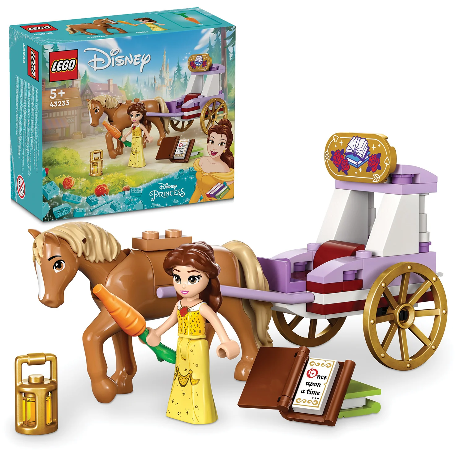 LEGO® Disney™ Belle's Storytime Horse Carriage - Image 9