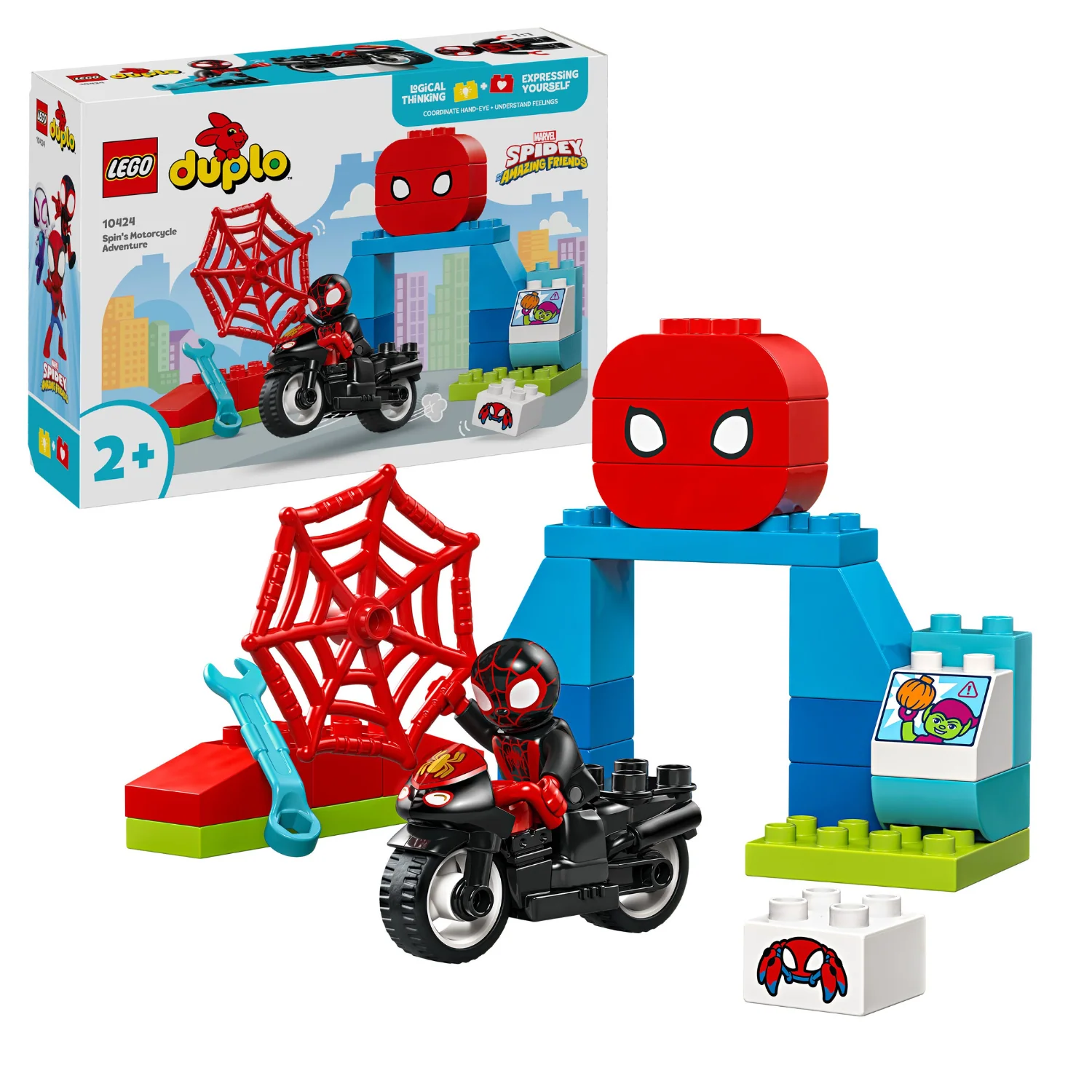 LEGO® DUPLO® Marvel Spin's Motorcycle Adventure - Image 9