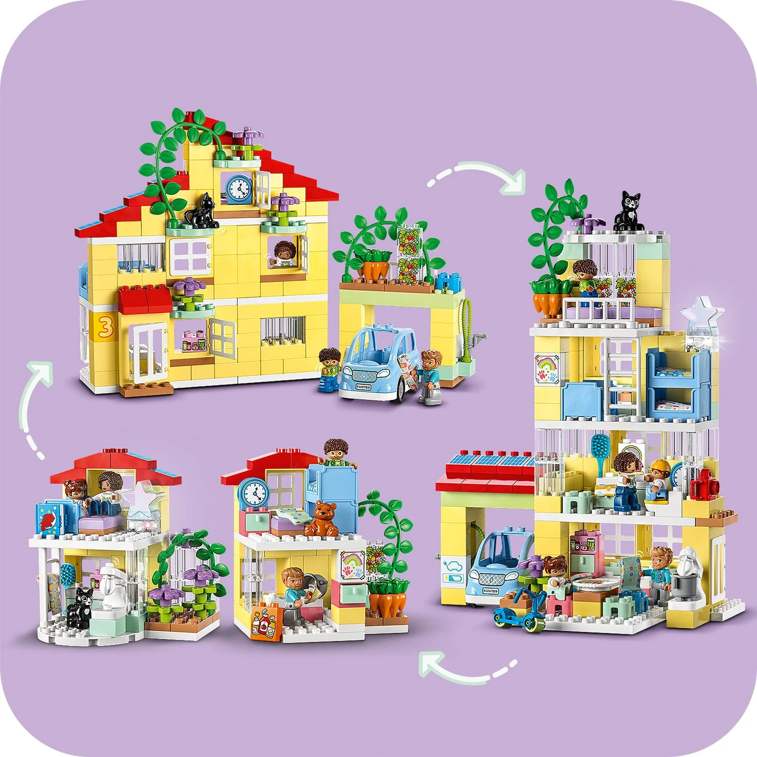 LEGO® DUPLO™ Town 3in1 Family House - Image 8