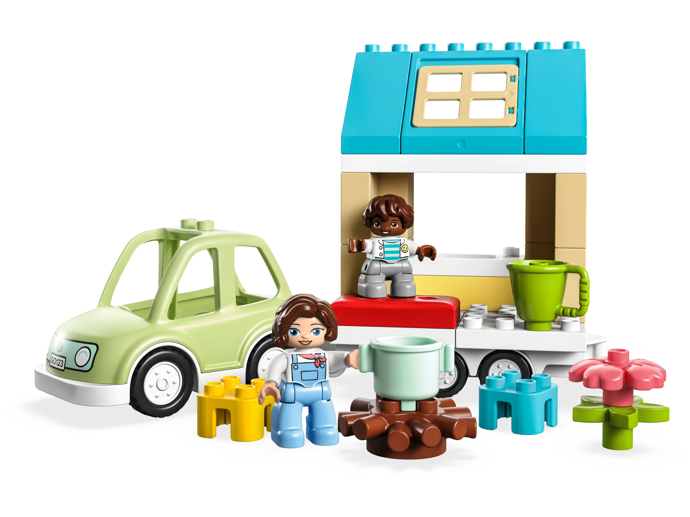 LEGO® DUPLO™ Town Family House on Wheels - Image 6