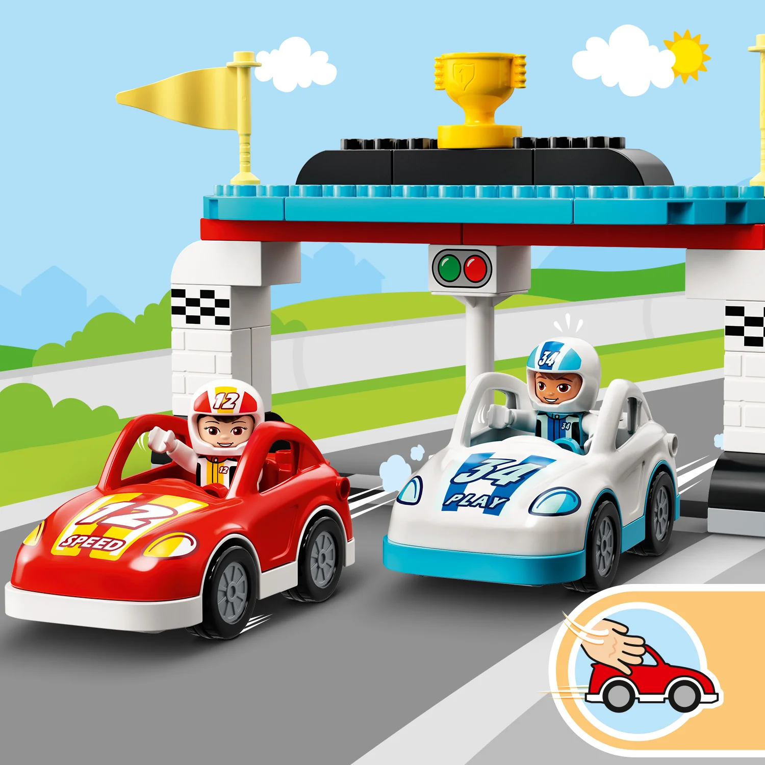 LEGO® DUPLO™ Town Race Cars - Image 11