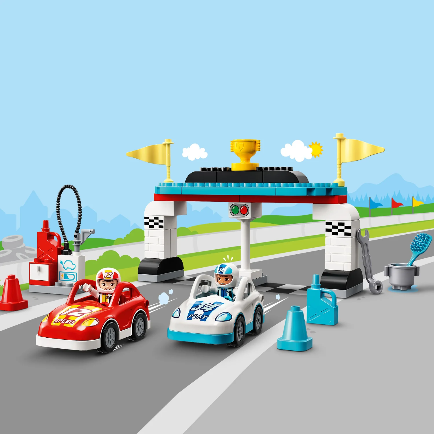 LEGO® DUPLO™ Town Race Cars - Image 7