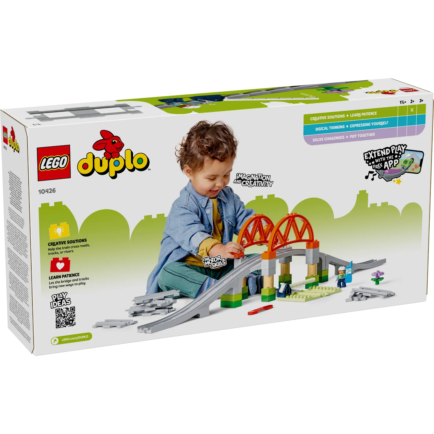 LEGO® DUPLO™ Train Bridge and Tracks Expansion Set - Image 9