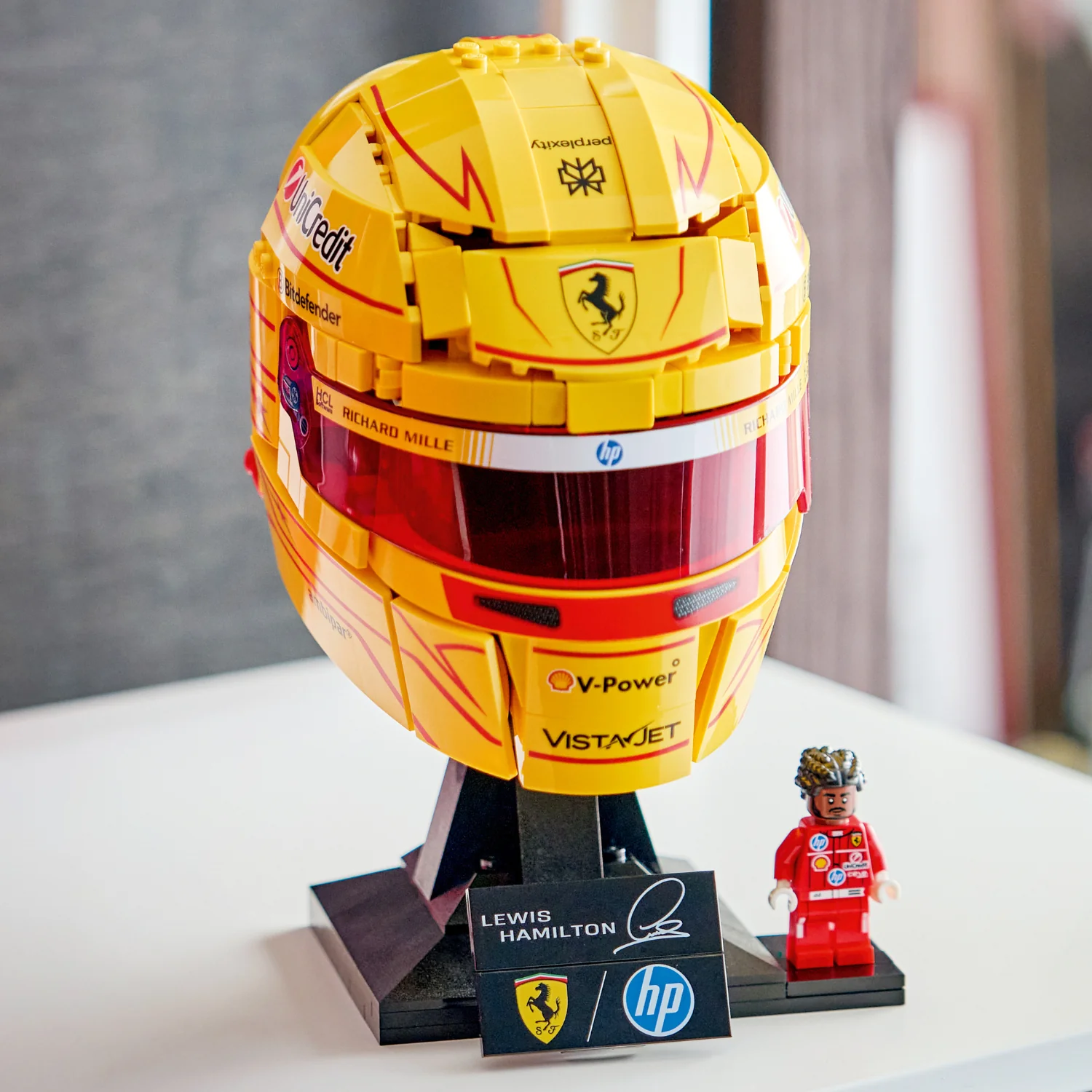 LEGO® Editions Scuderia Ferrari HP Lewis Hamilton Helmet - Image 5