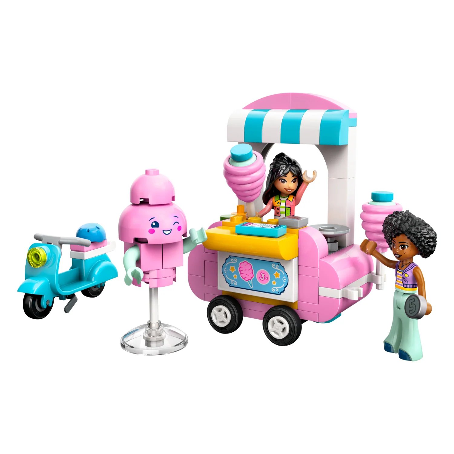 LEGO® Friends™ Cotton Candy Stand and Scooter - Image 2