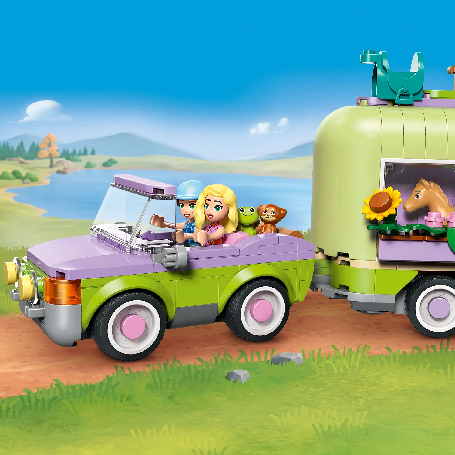 LEGO® Friends Horse & Baby Foal Trailer - Image 7