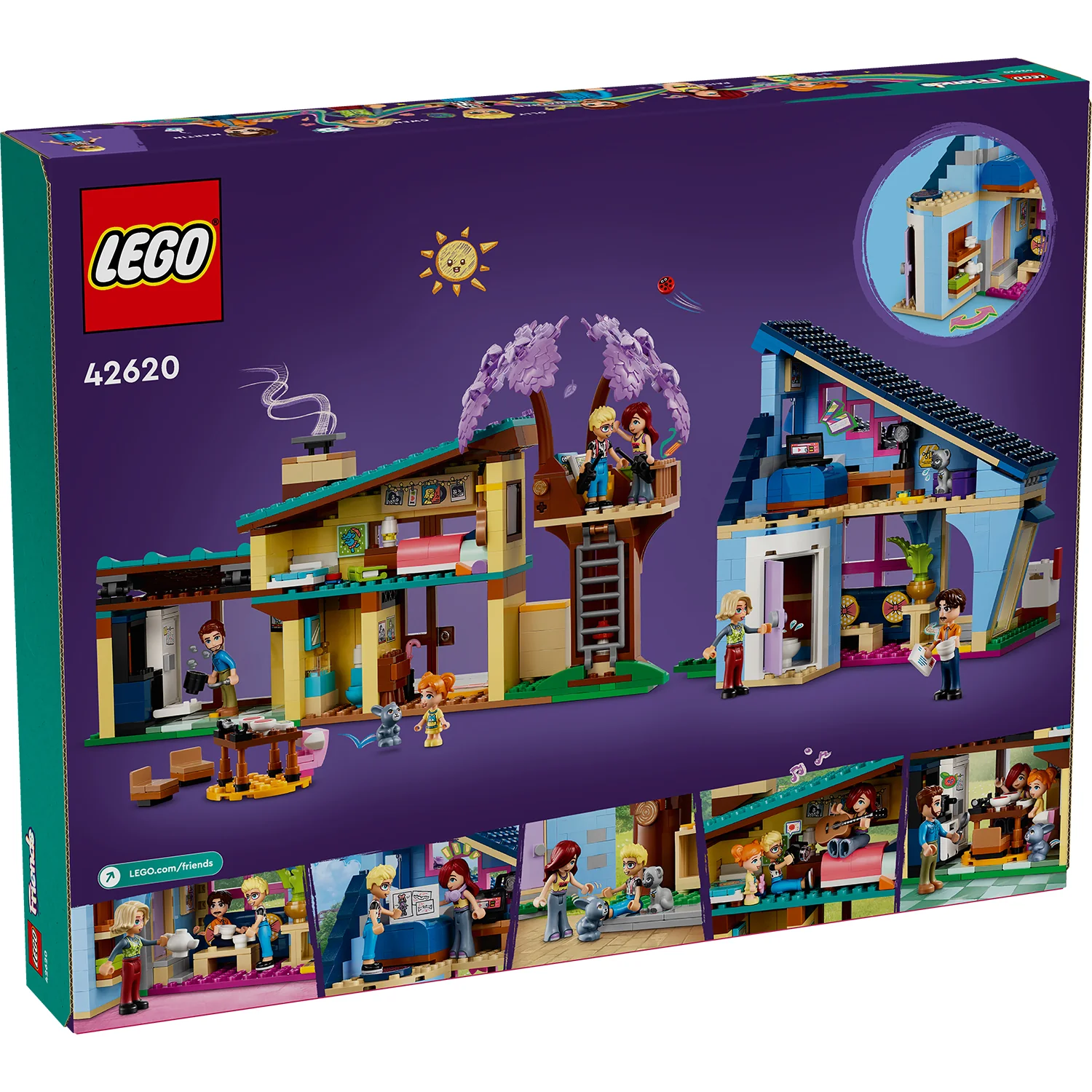 LEGO® Friends™ Olly and Paisley's Family Houses - Image 10