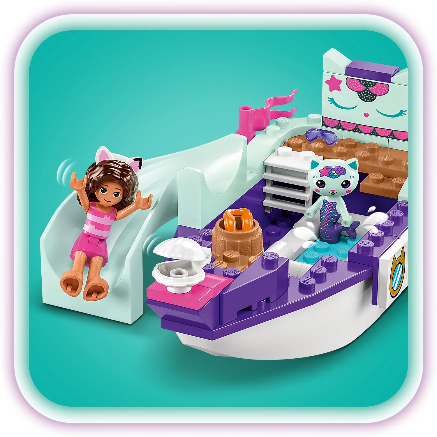 LEGO® Gabby’s Dollhouse Gabby & MerCat's Ship & Spa - Image 4
