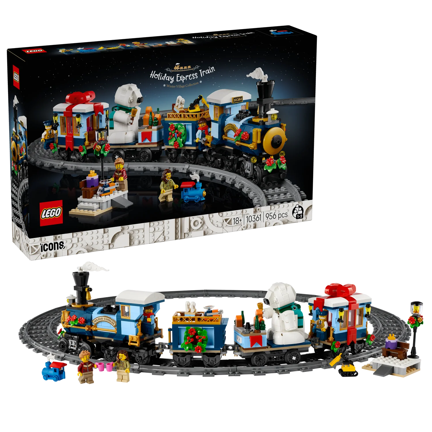 LEGO® Icons Holiday Express Train - Image 15