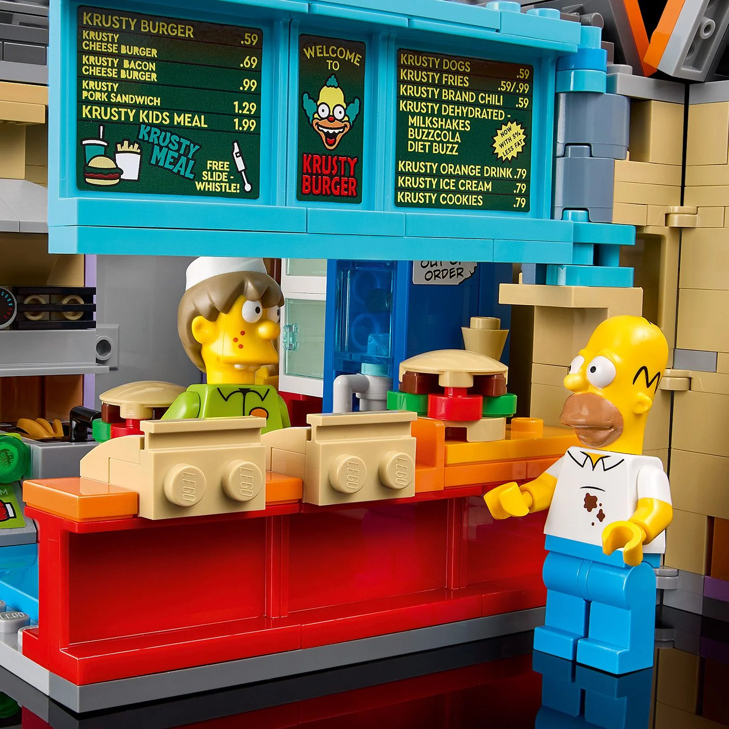 LEGO® ICONS™ The Simpsons™: Krusty Burger - Image 7