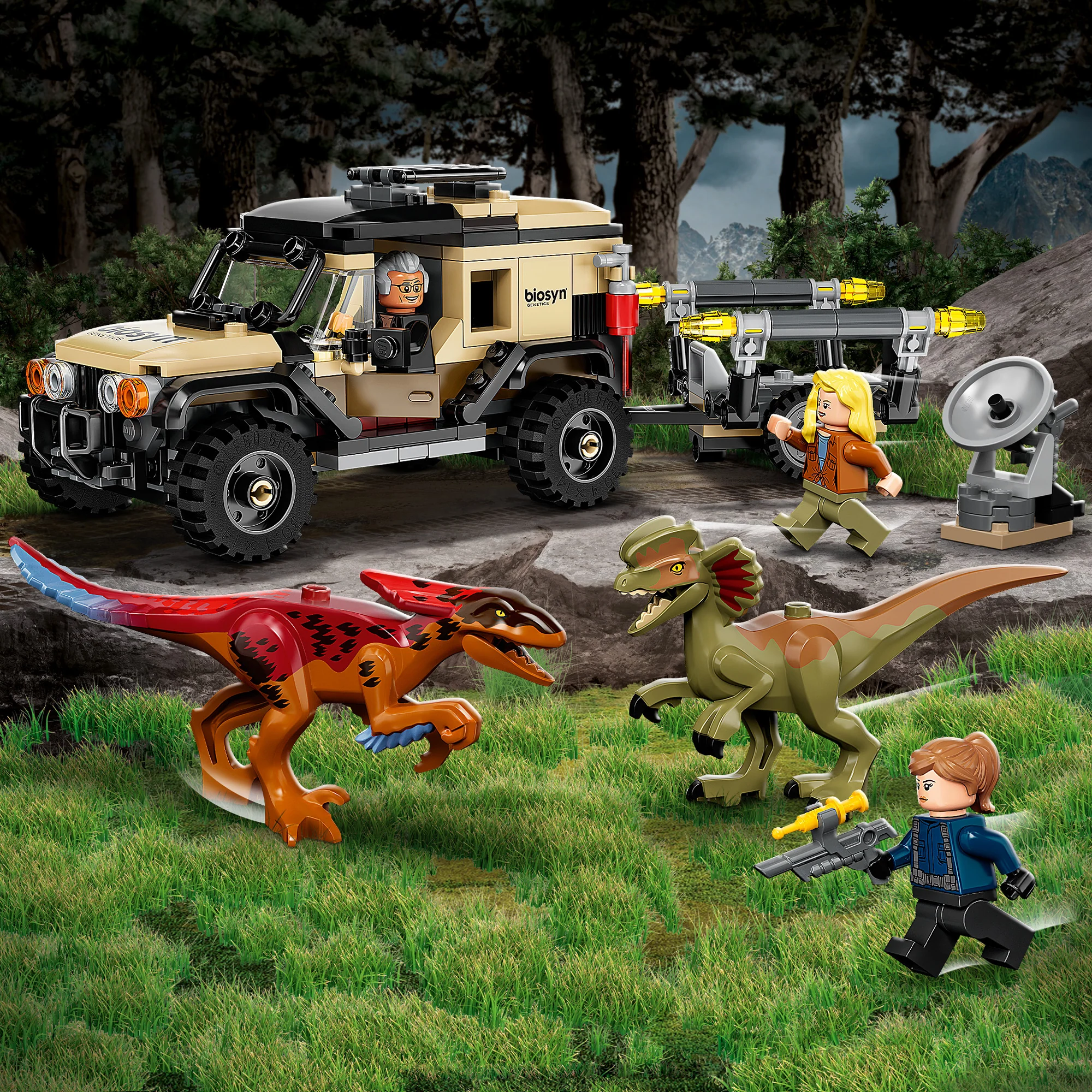 LEGO® Jurassic World Pyroraptor & Dilophosaurus Transport - Image 11
