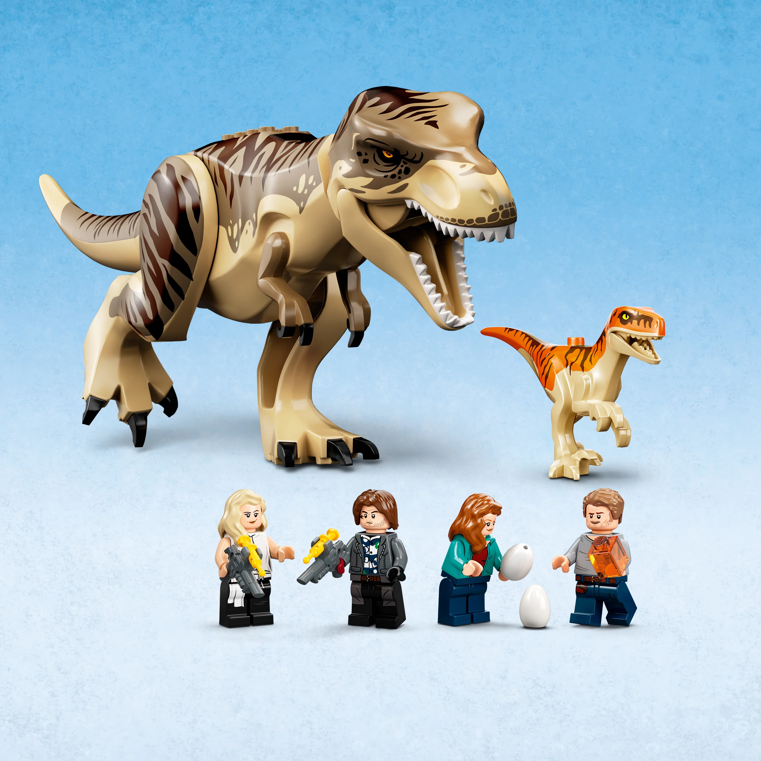 LEGO® Jurassic World T. rex & Atrociraptor Dinosaur Breakout - Image 11