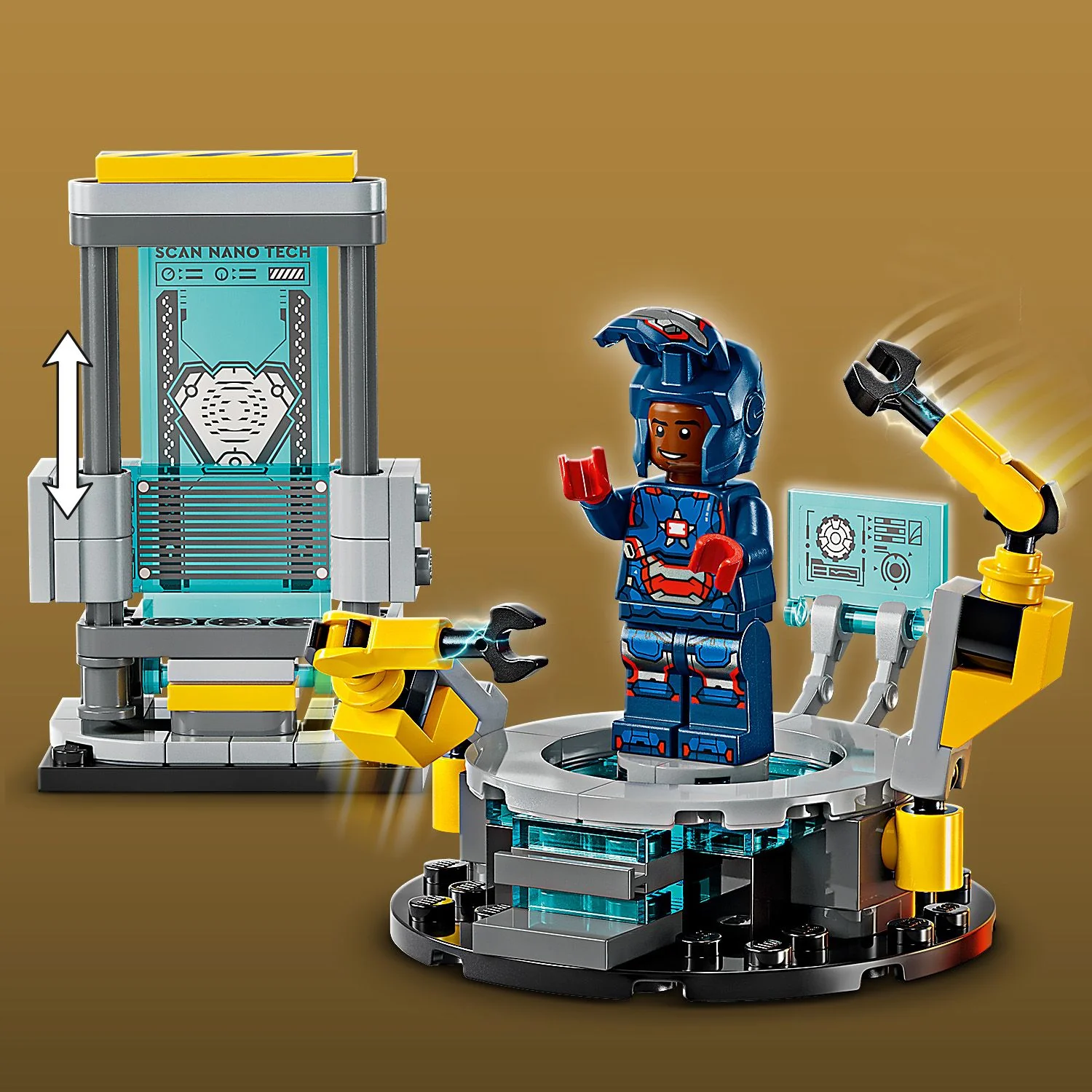 LEGO® Marvel Iron Mans Laboratory: Hall of Armor - Image 9
