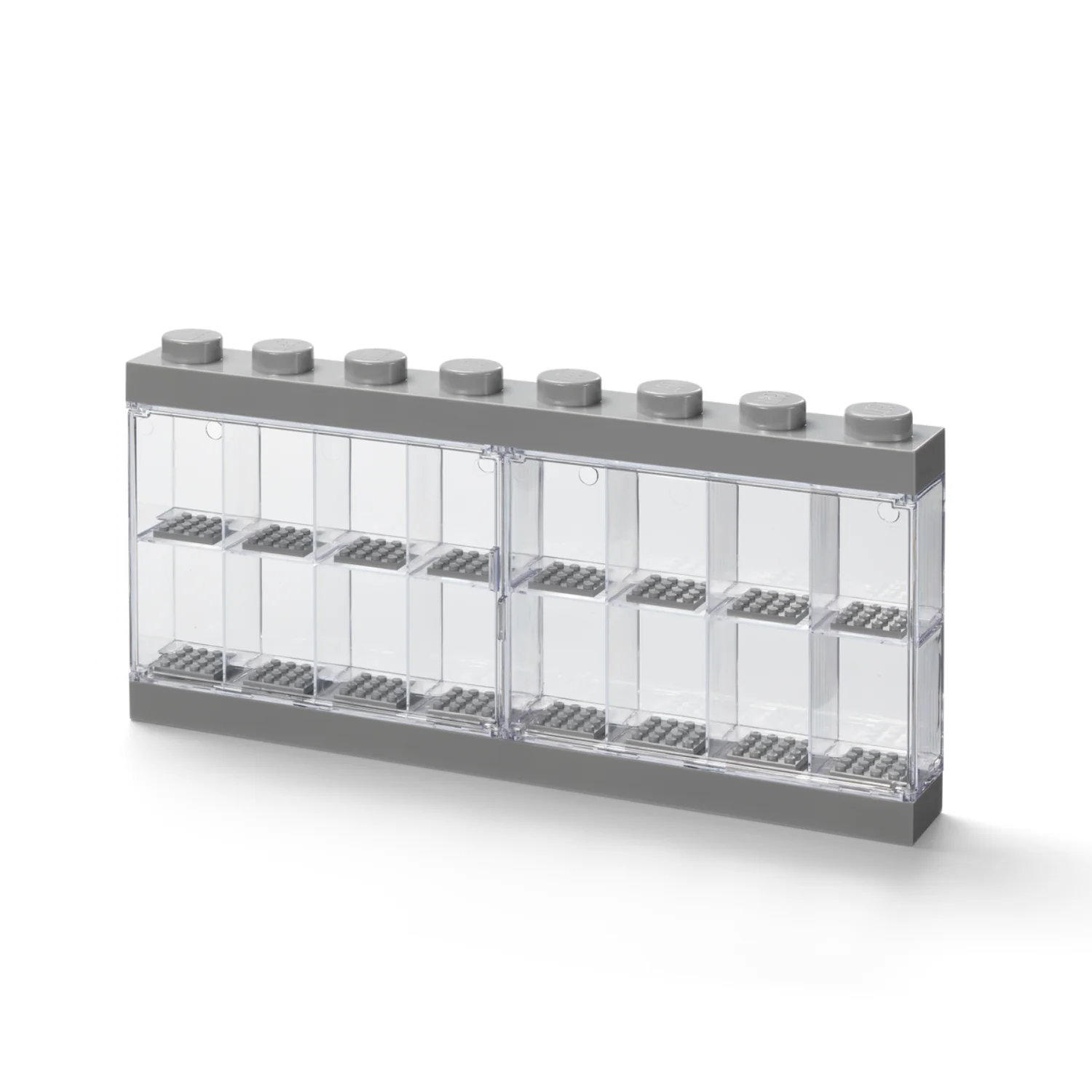 Lego Minifigure Display Case 16 - Grey - Image 2