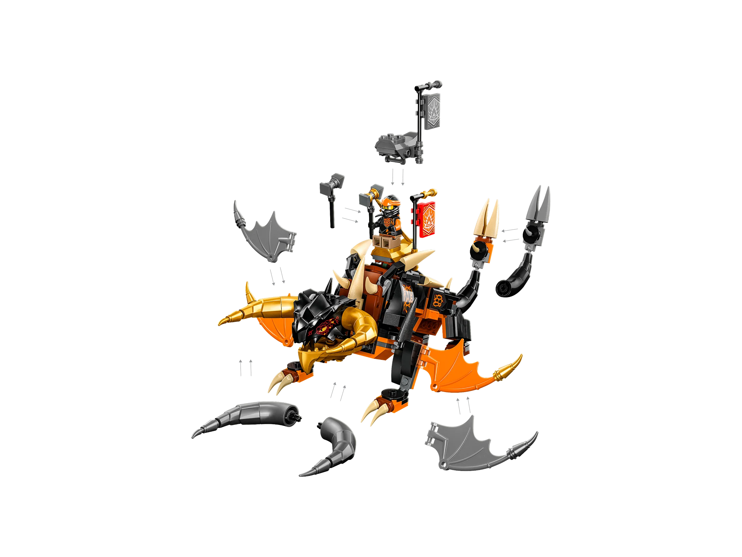 LEGO® NINJAGO® Cole’s Earth Dragon EVO - Image 2
