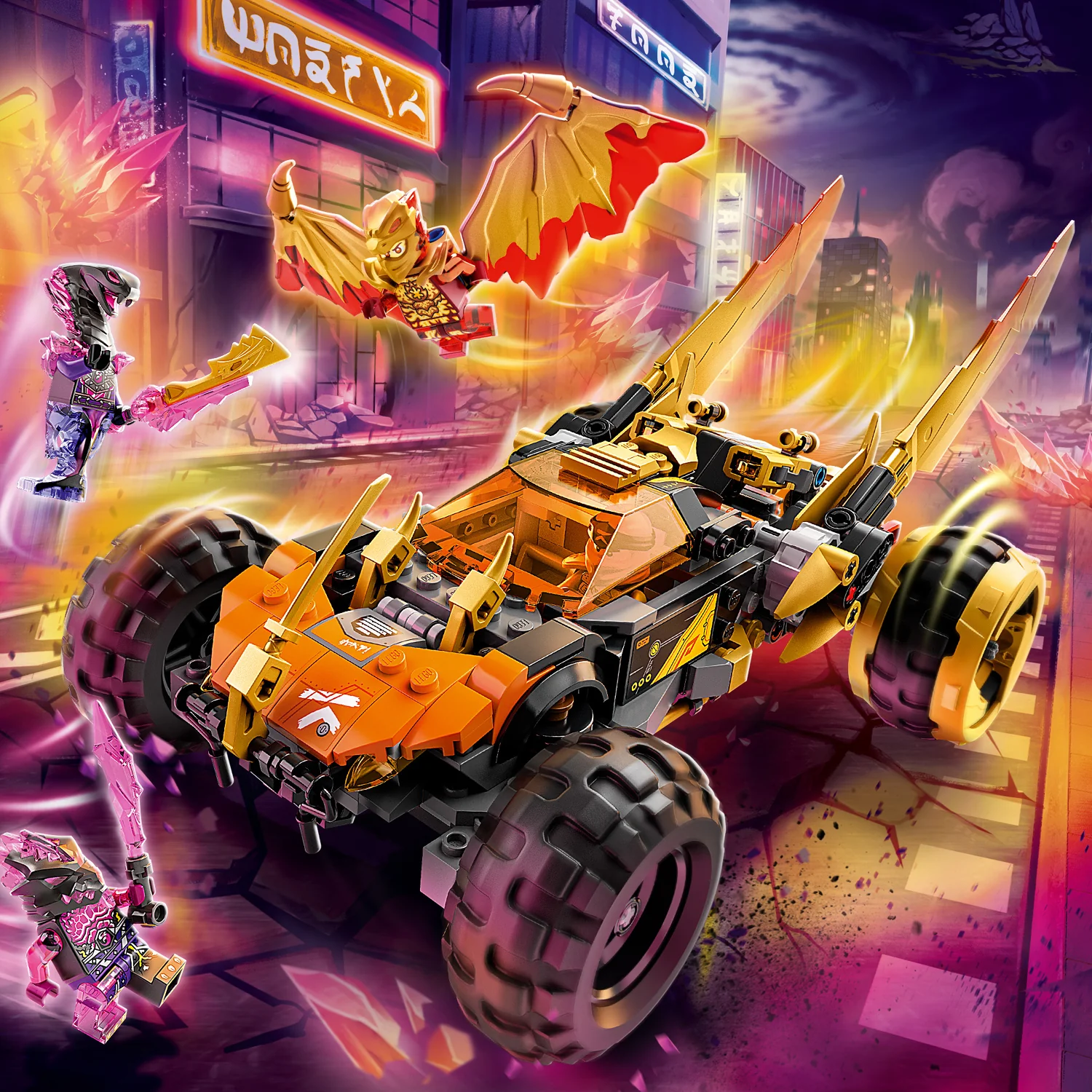 LEGO® NINJAGO® Cole’s Dragon Cruiser - Image 12