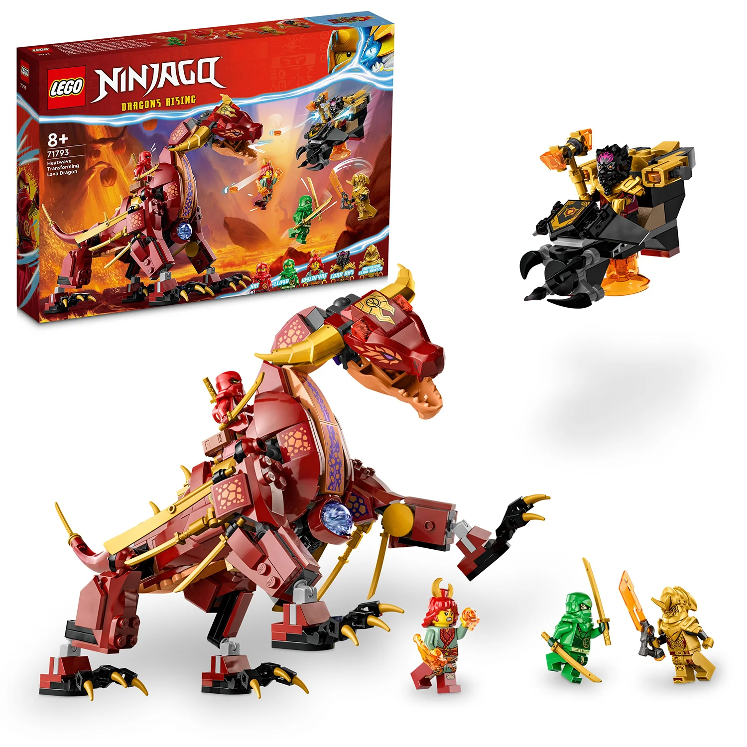 LEGO® NINJAGO® Heatwave Transforming Lava Dragon - Image 9