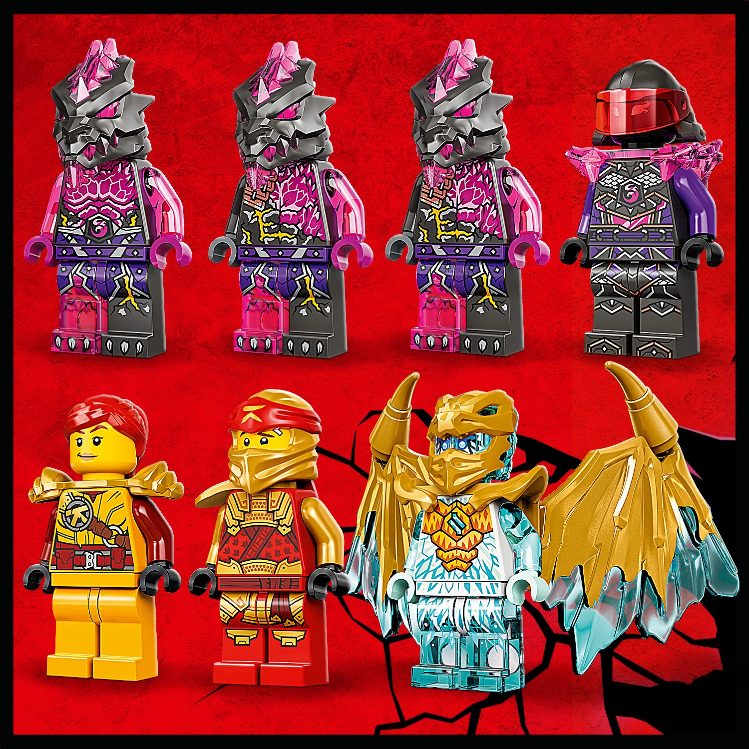 LEGO® NINJAGO® Kai’s Golden Dragon Raider - Image 8