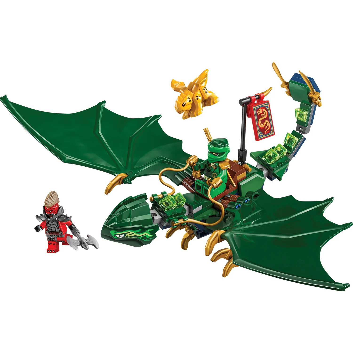 LEGO® NINJAGO® Lloyd’s Green Forest Dragon - Image 2
