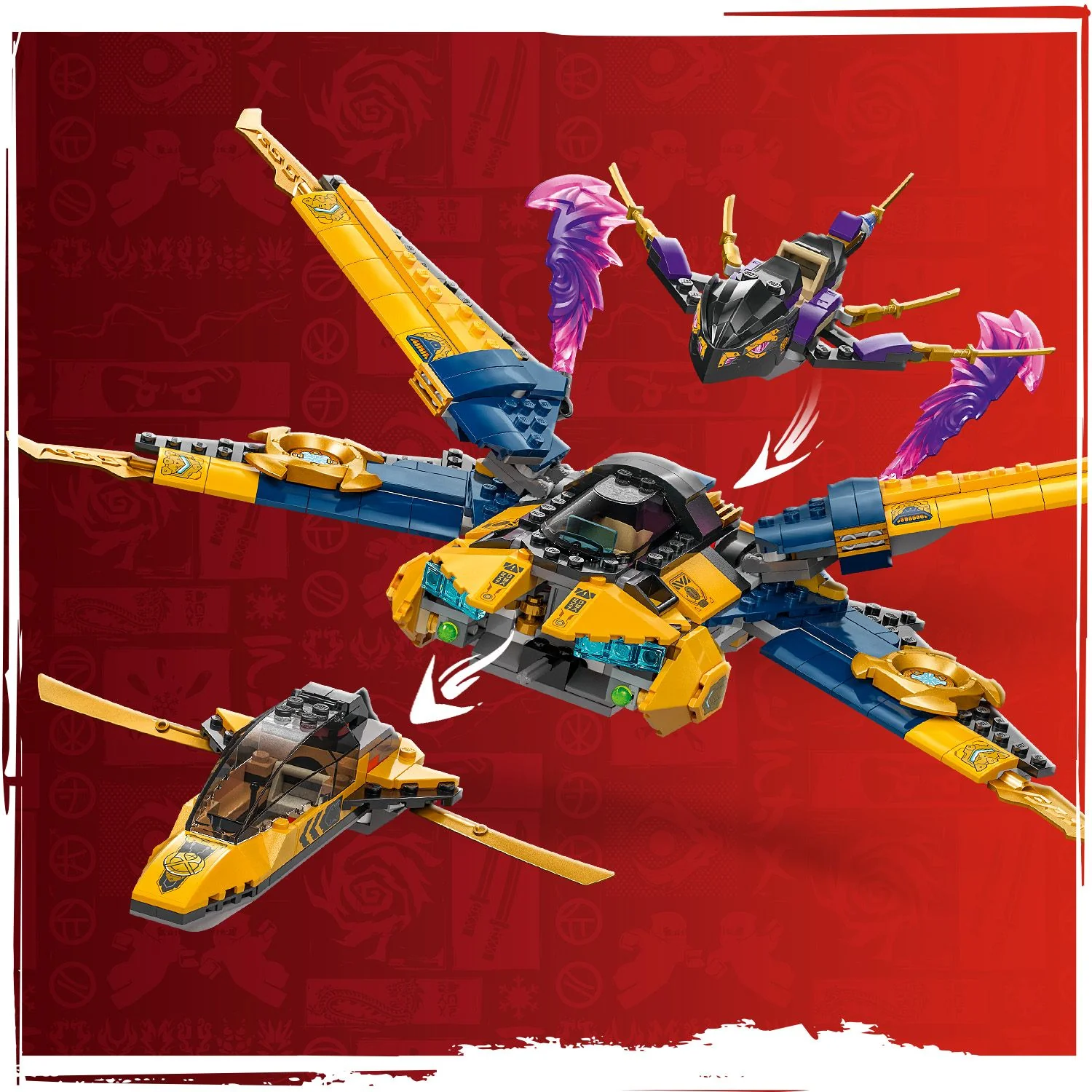 LEGO® NINJAGO® Ras and Arin’s Super Storm Jet - Image 6