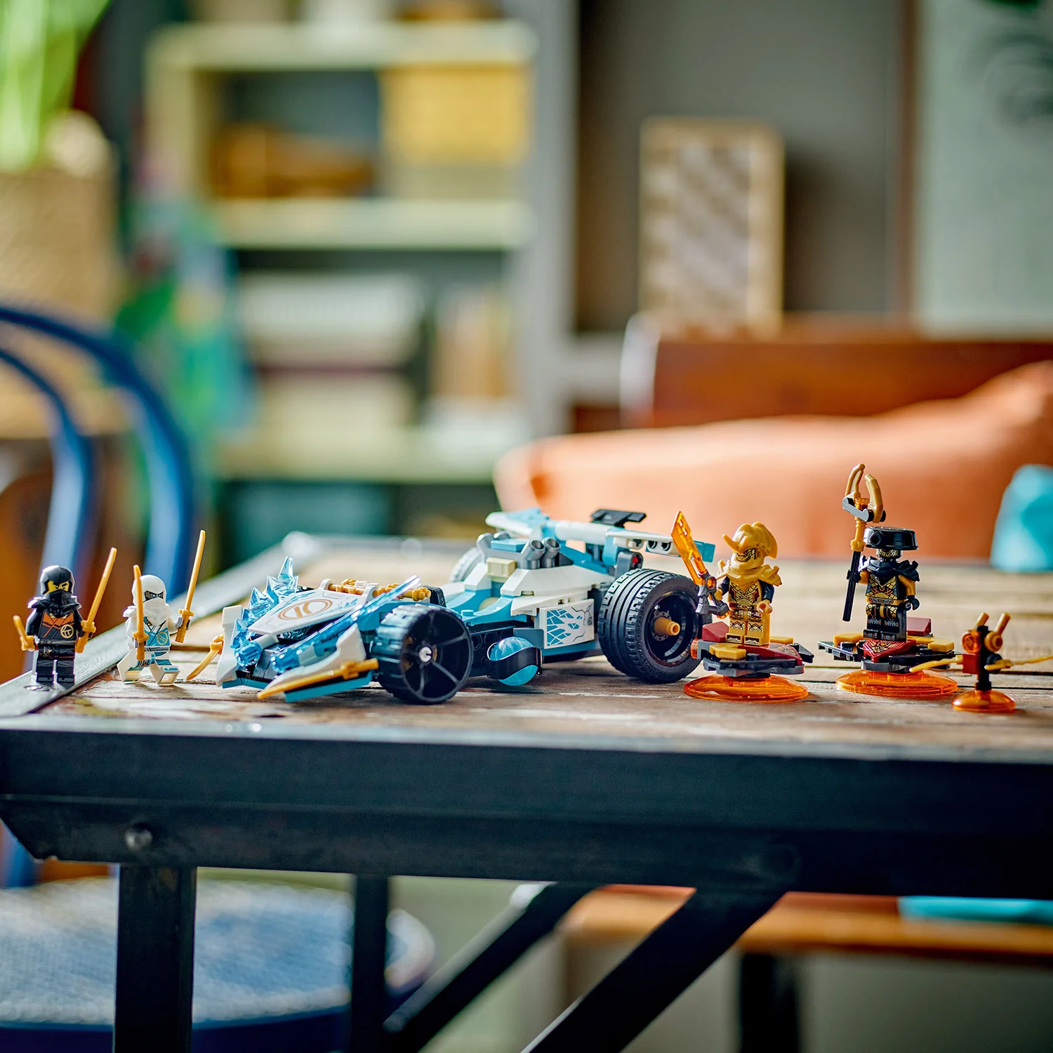LEGO® NINJAGO® Zane’s Dragon Power Spinjitzu Race Car - Image 3